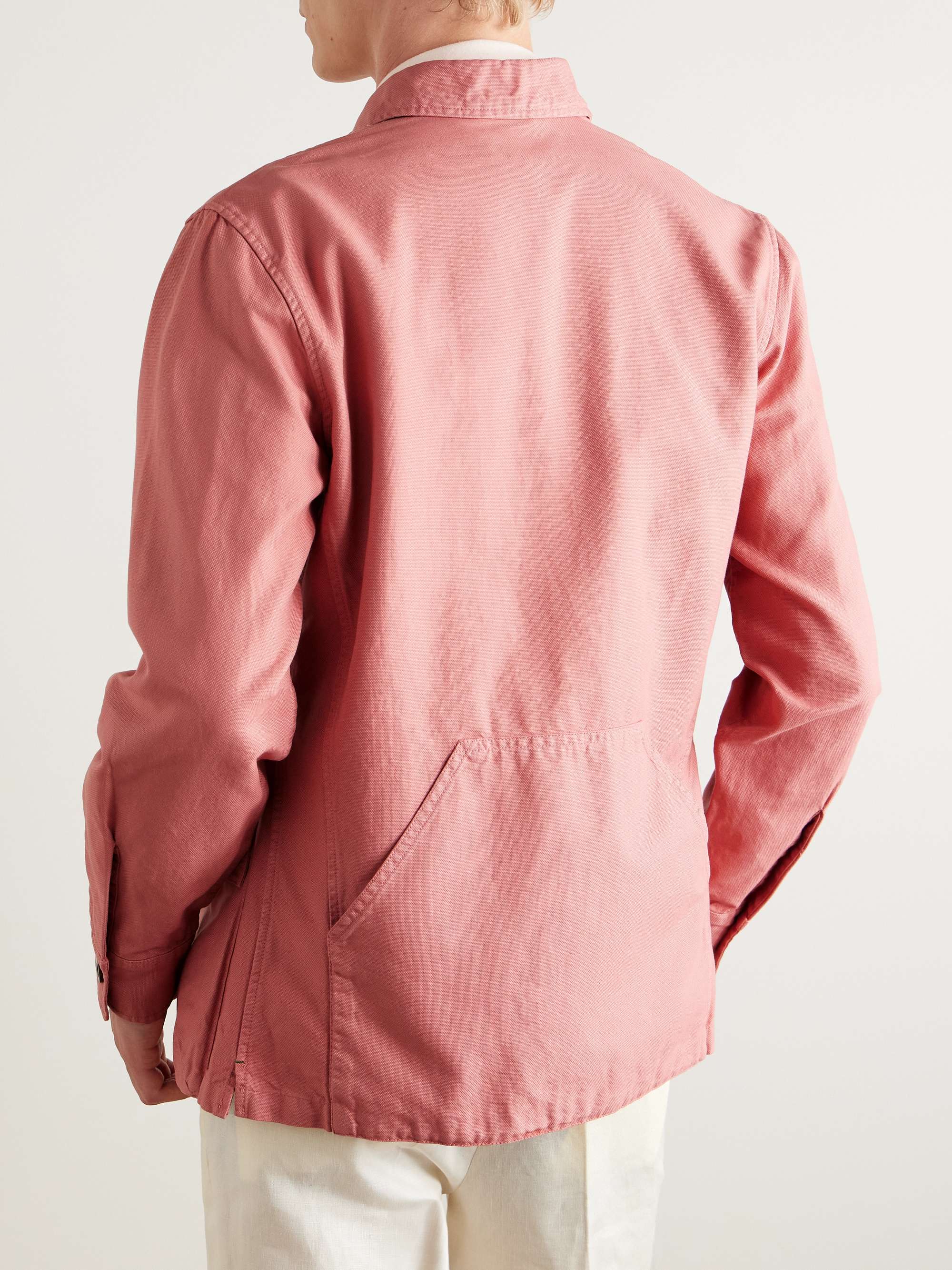 Pigment-Dyed Cotton-Canvas Overshirt view