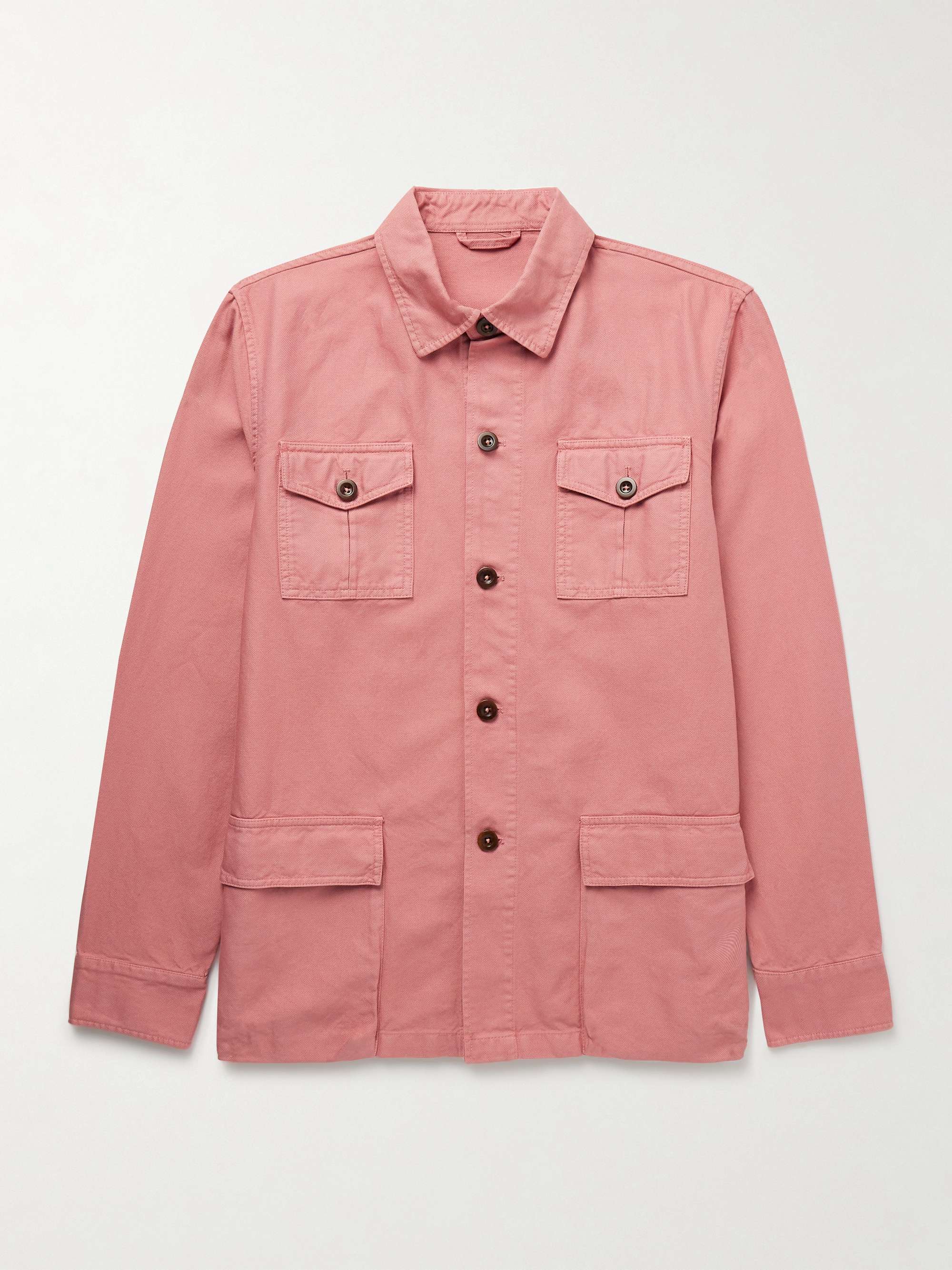 Pigment-Dyed Cotton-Canvas Overshirt view