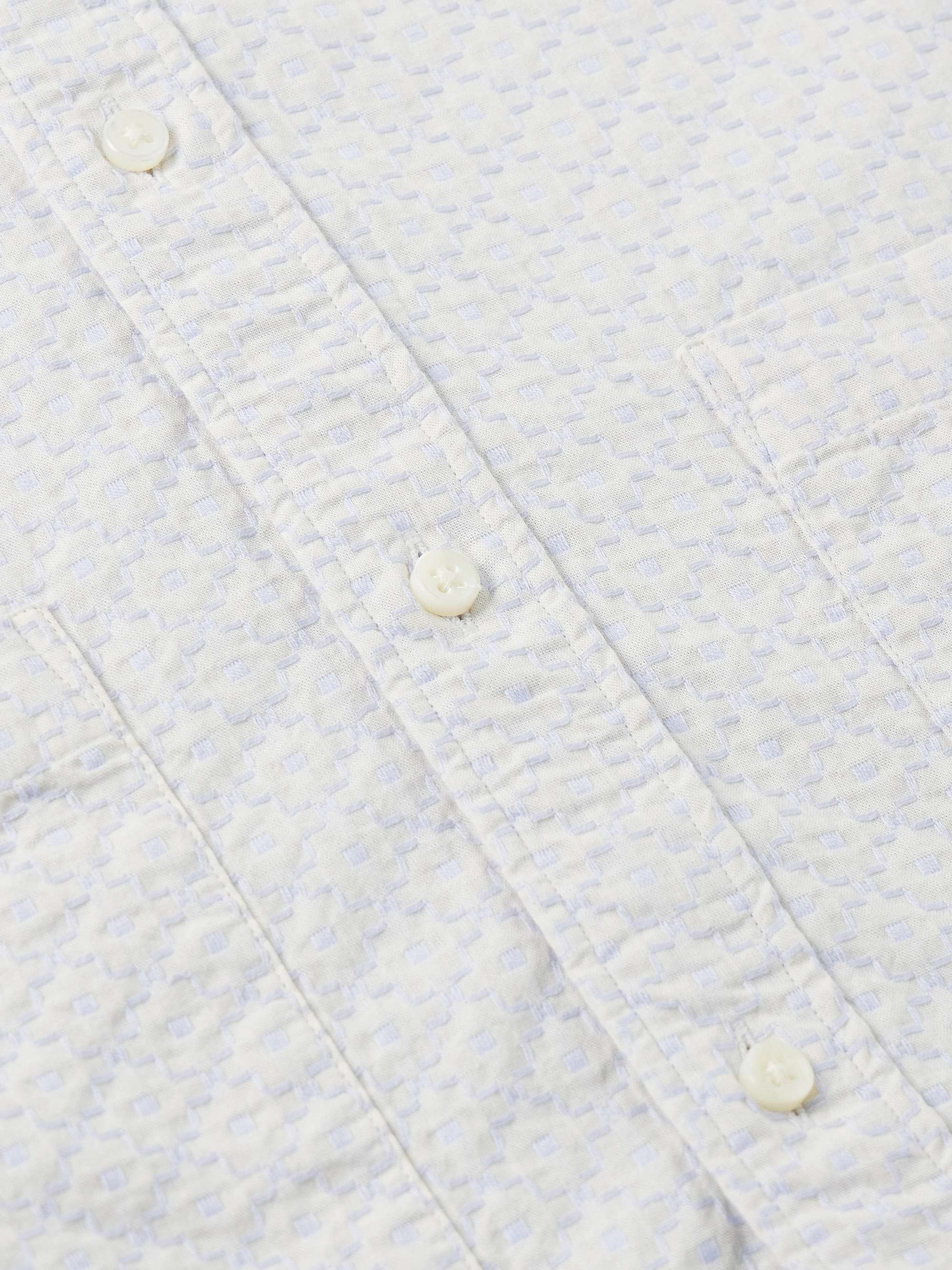 Marquez Embroidered Cotton-Voile Shirt view