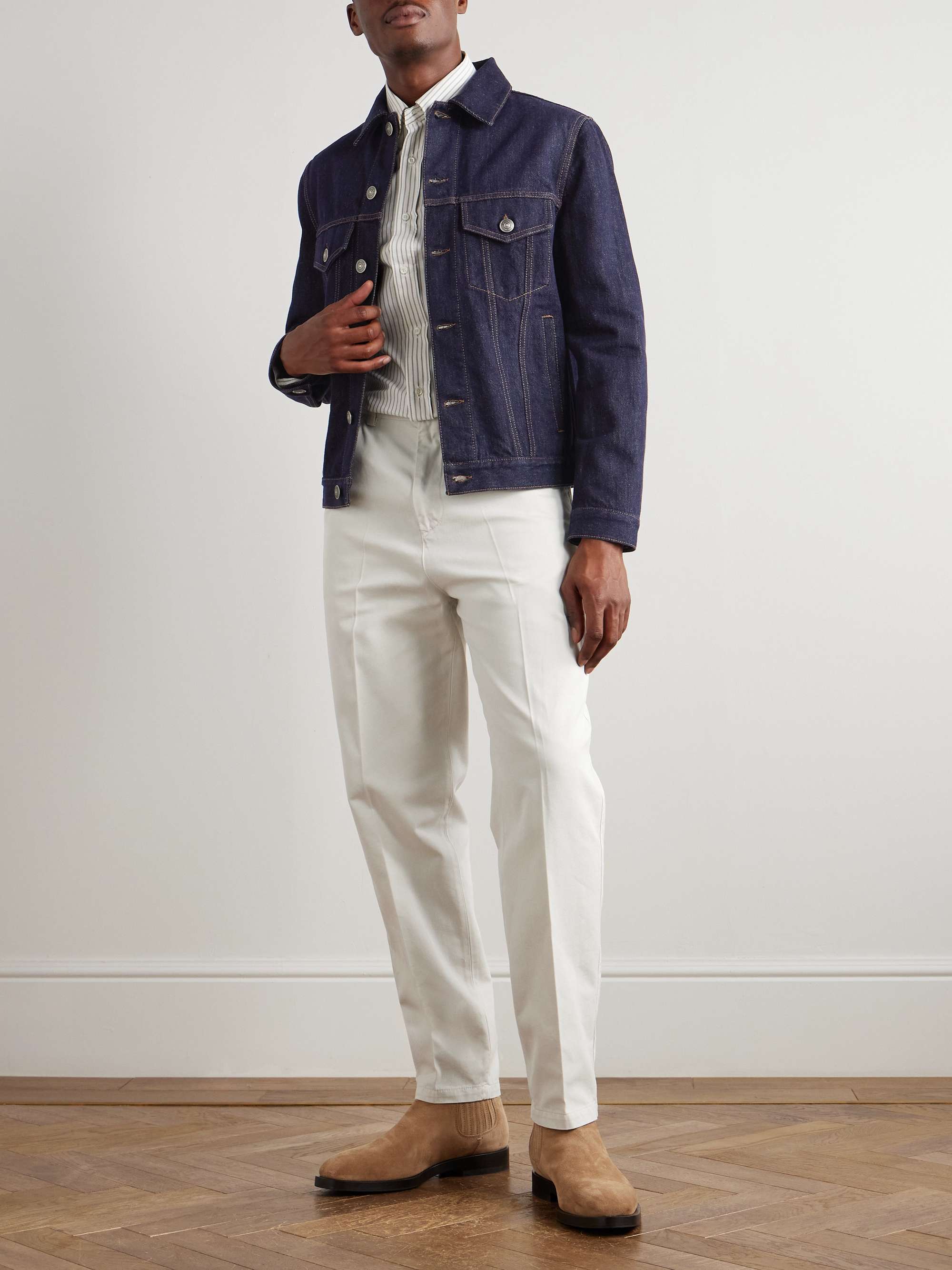 Cotton-Twill Trousers view
