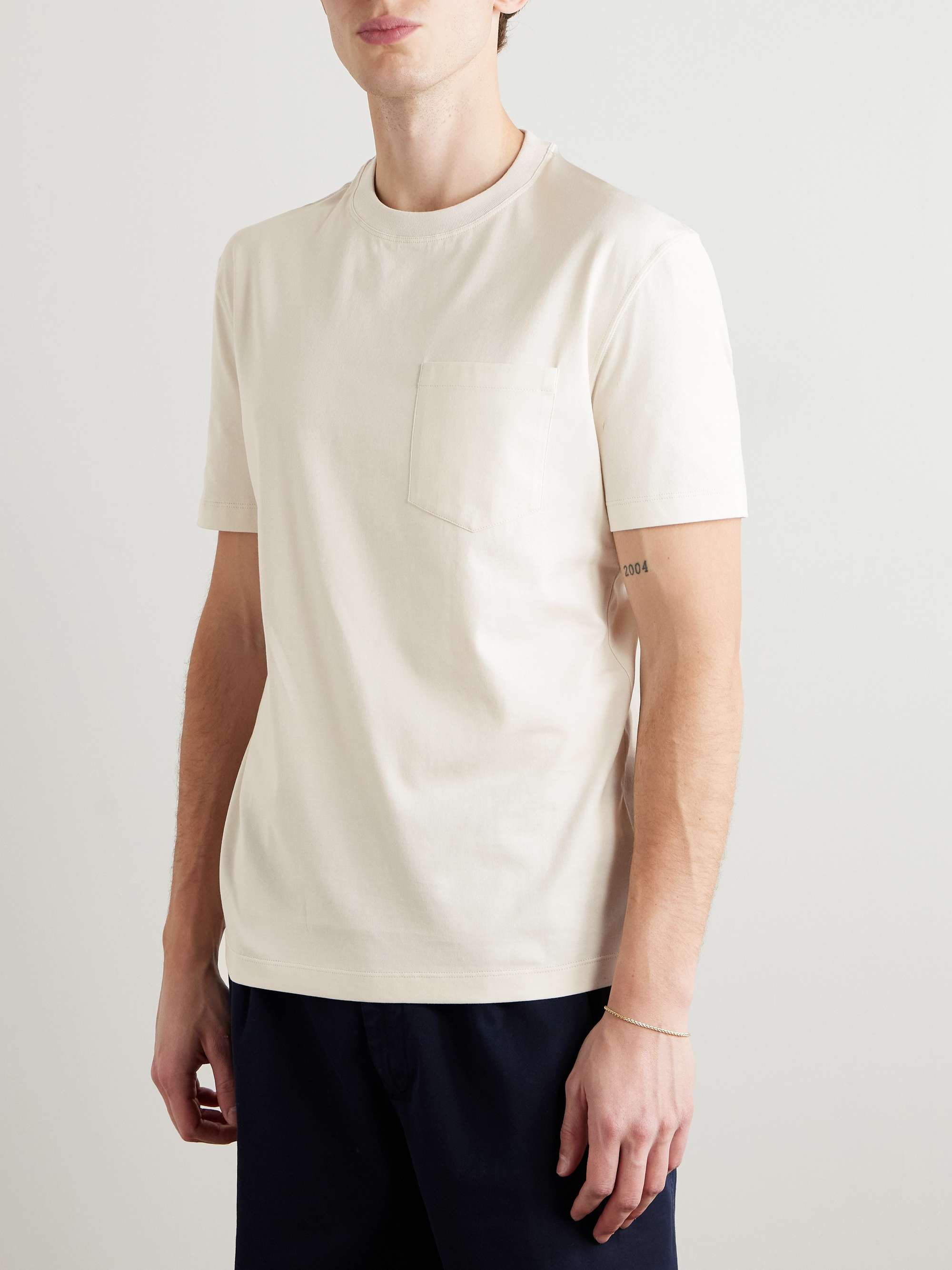 Slim-Fit Cotton-Jersey T-Shirt view