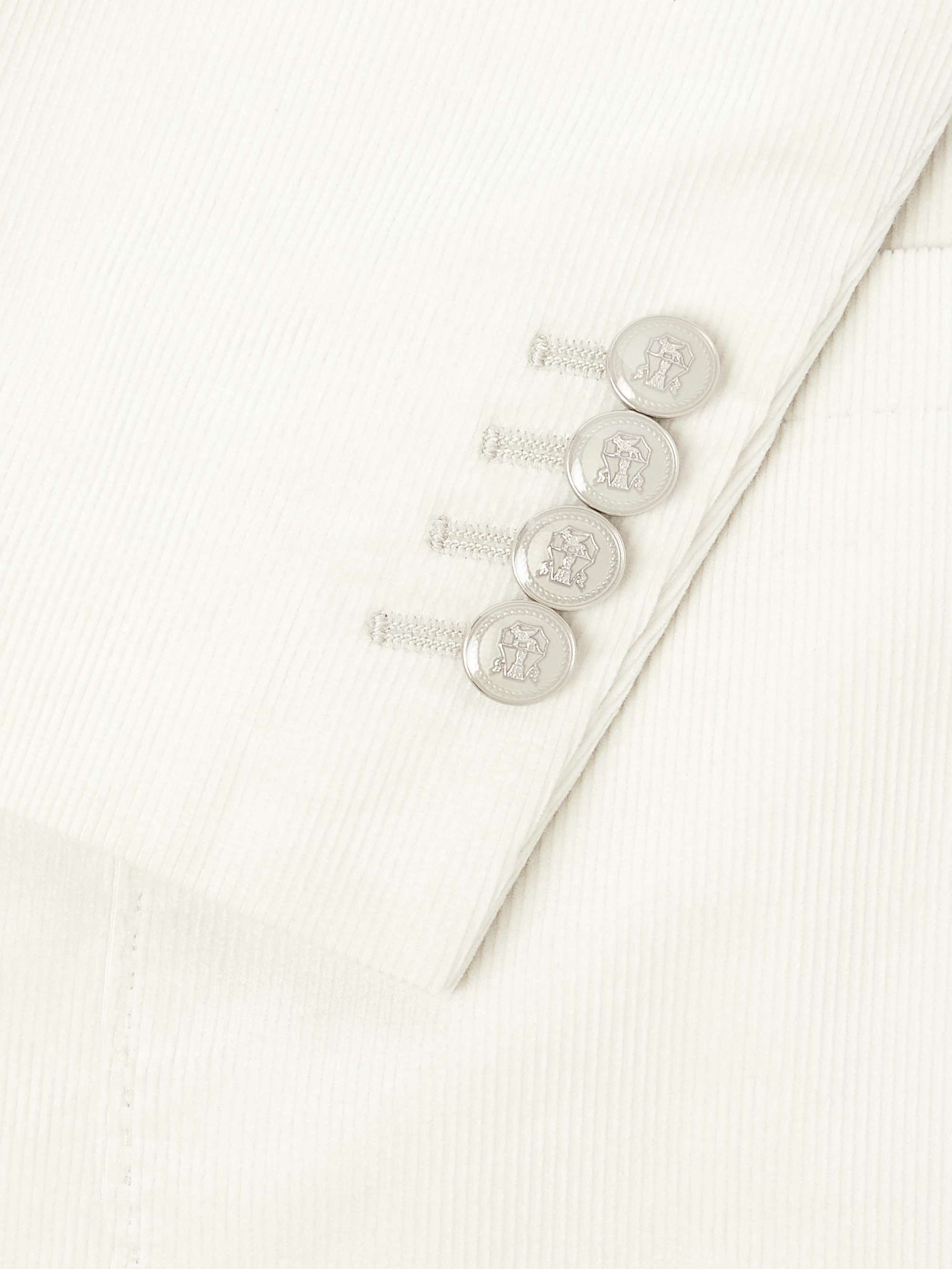 Double-Breasted Cotton-Corduroy Suit Jacket view
