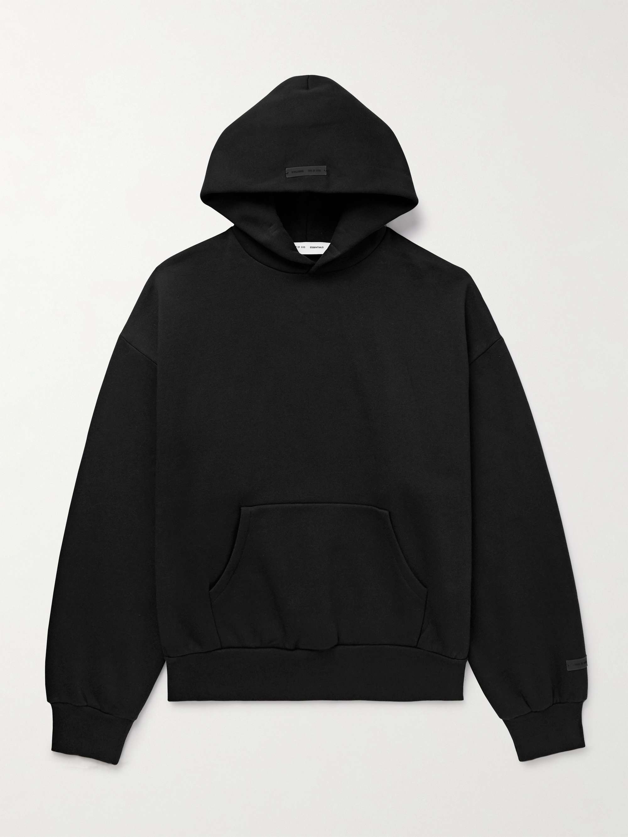 Logo-Appliquéd Cotton-Blend Jersey Hoodie view