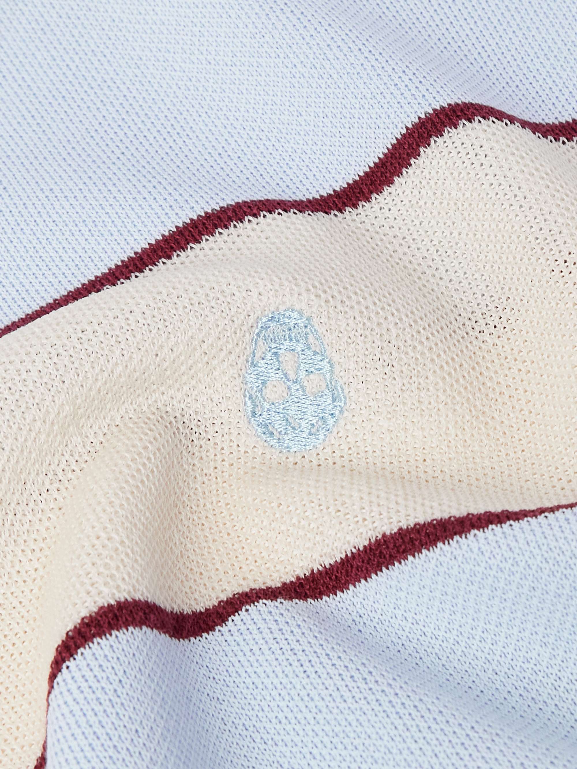 Oversized Embroidered Piqué Rugby Shirt view