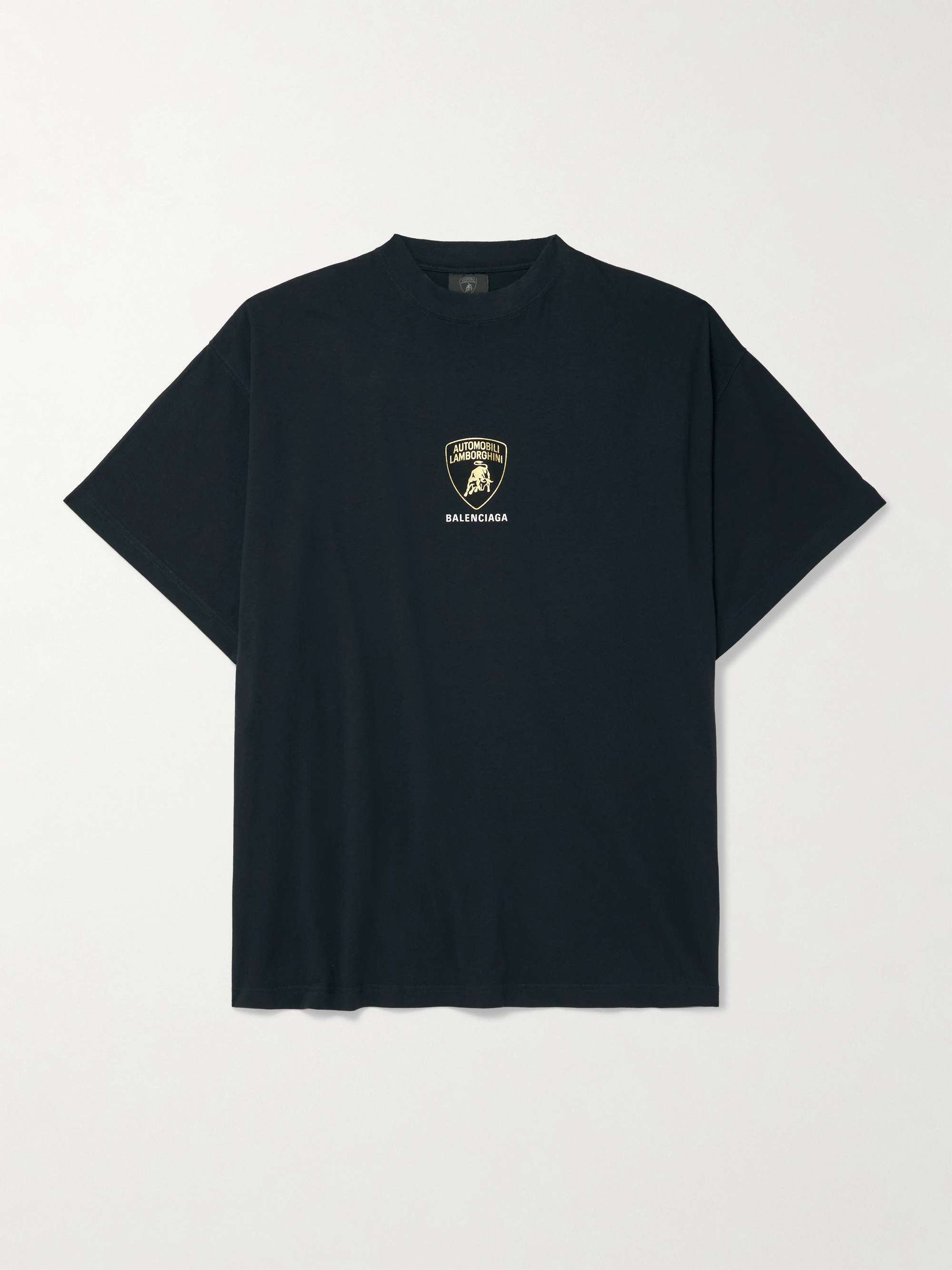 + Lamborghini Oversized Printed Cotton-Jersey T-Shirt view