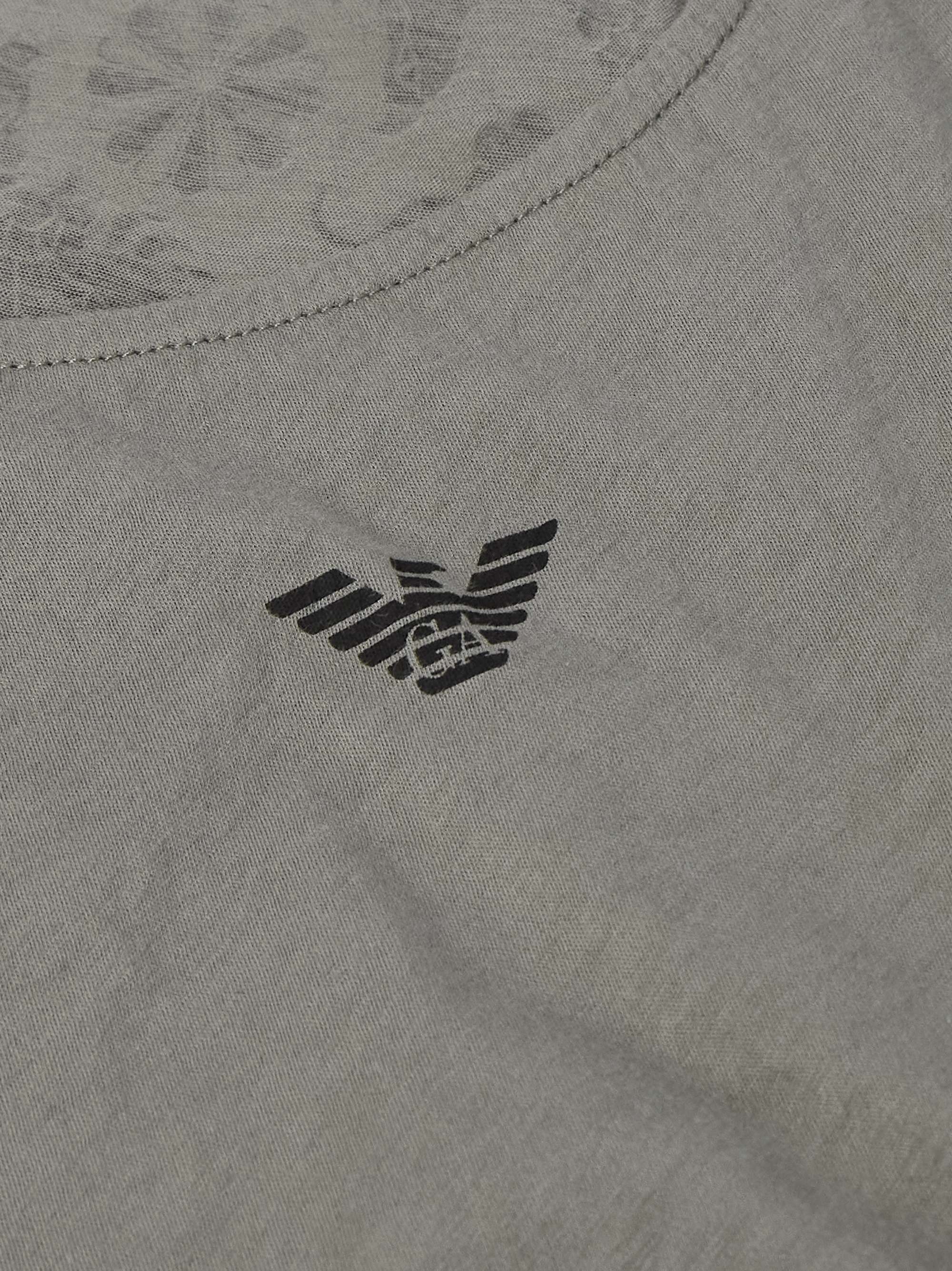 + Emporio Armani Logo-Print Cotton-Jersey Tank view