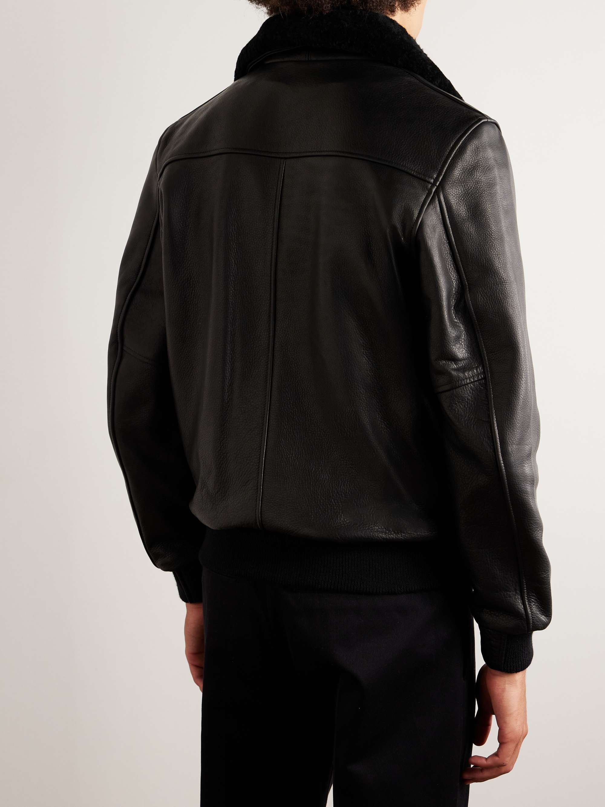 The Carter Shearling Bomber Jacket view