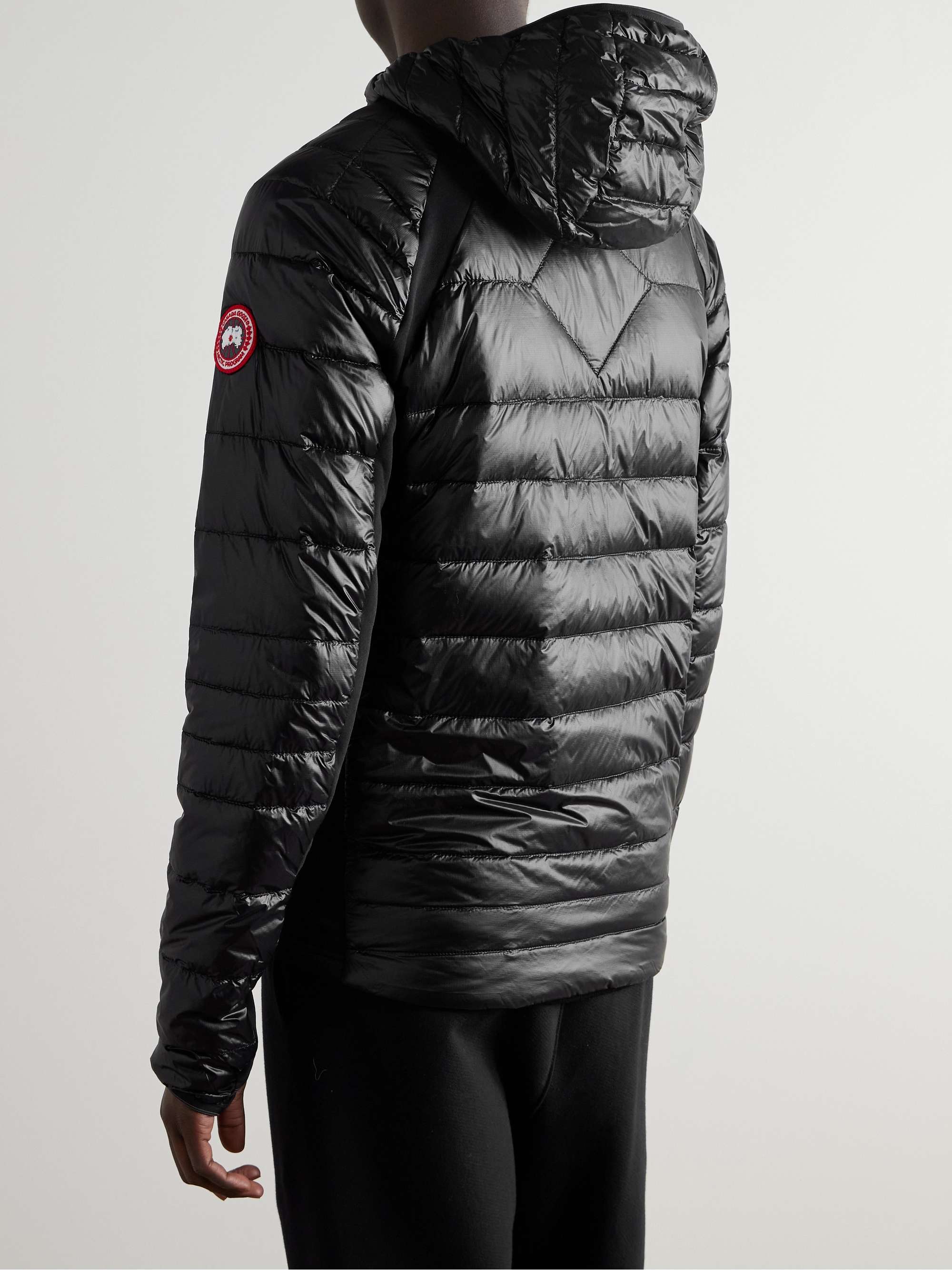 Hybridge Lite Slim-Fit Quilted Shell Hooded Down Jacket view