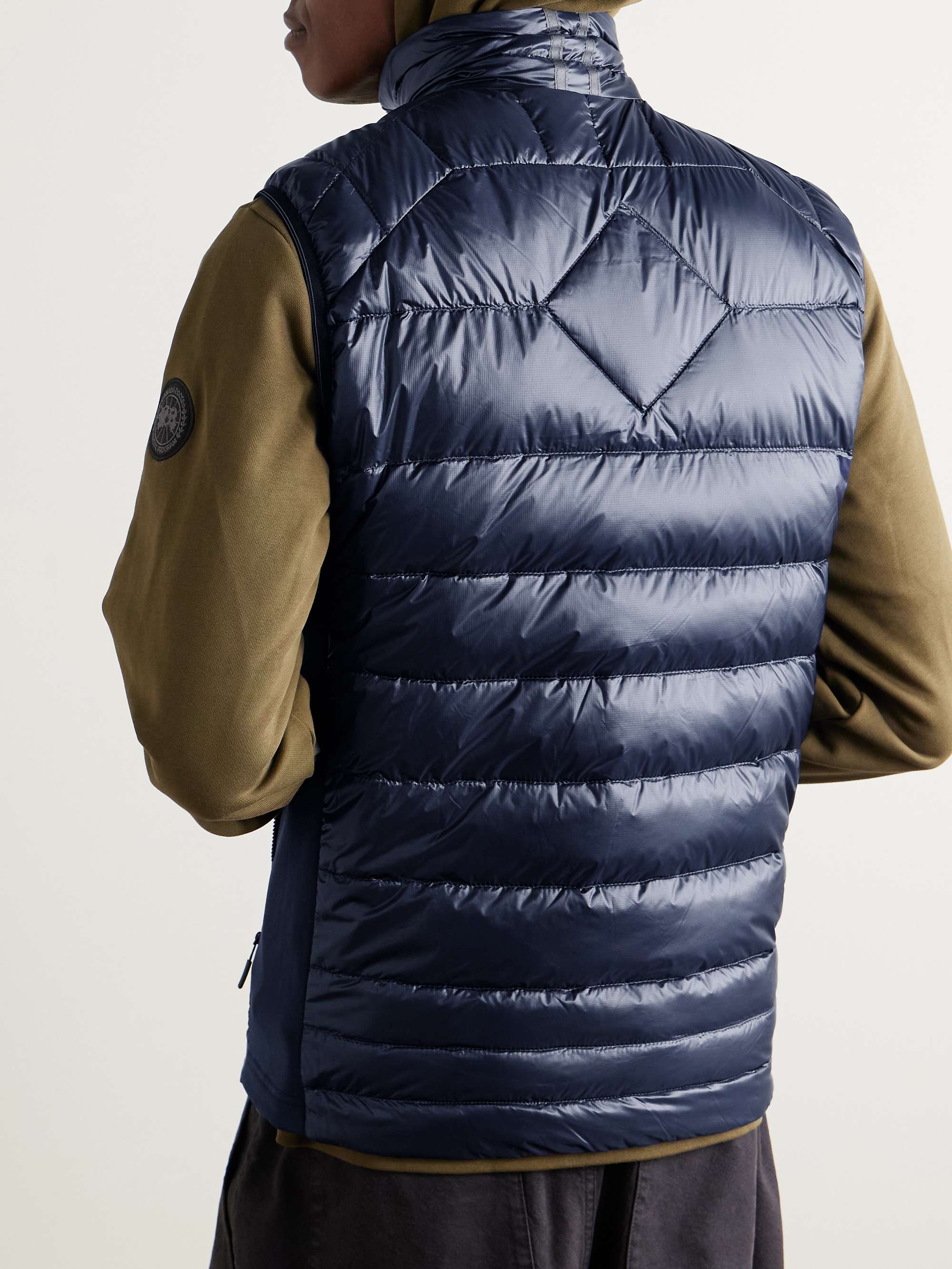 Hybridge Lite Slim-Fit Quilted Shell Down Gillet view