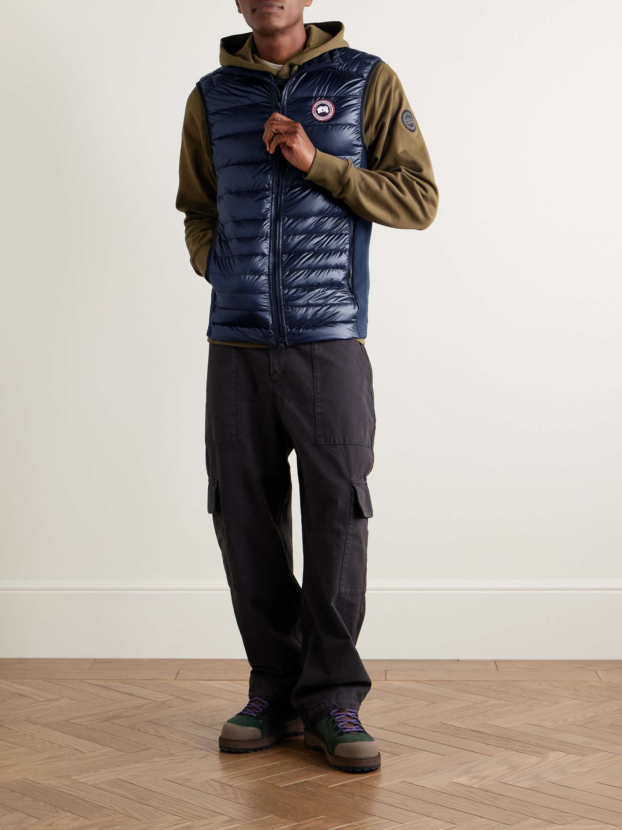 Hybridge Lite Slim-Fit Quilted Shell Down Gillet view