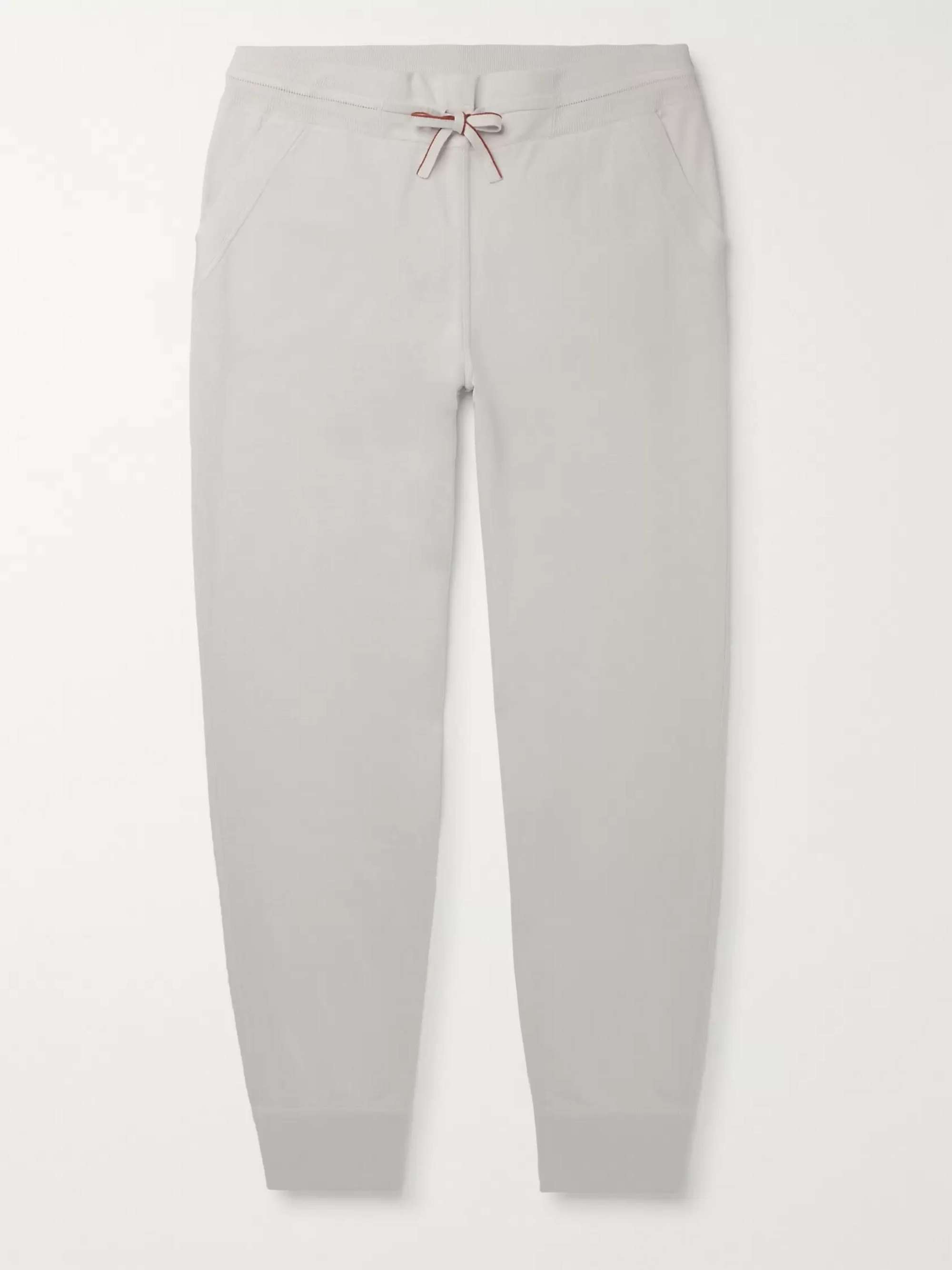 Tapered Cashmere and Silk-Blend Sweatpants view