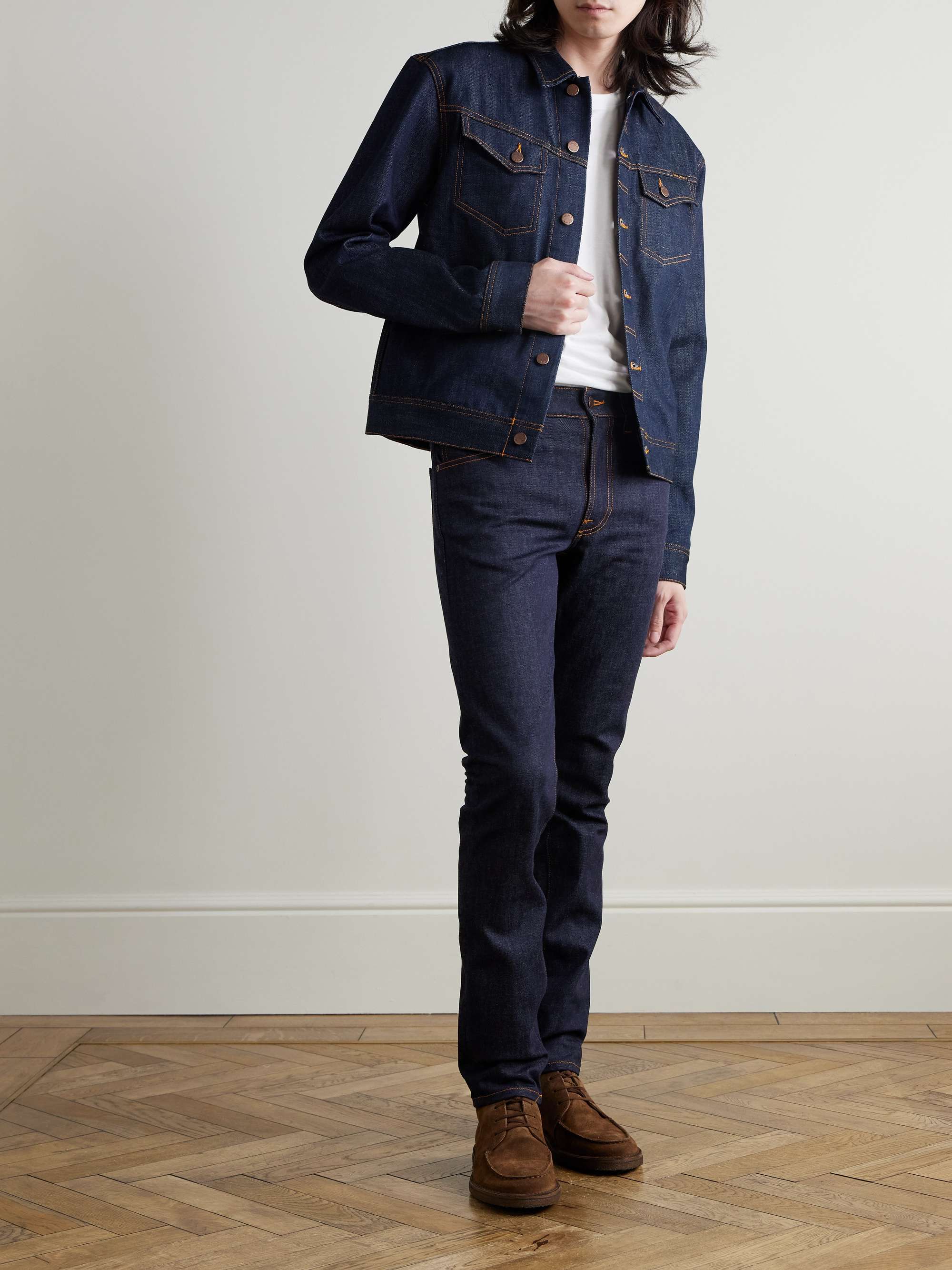Lean Dean Slim-Fit Dry Organic Denim Jeans view