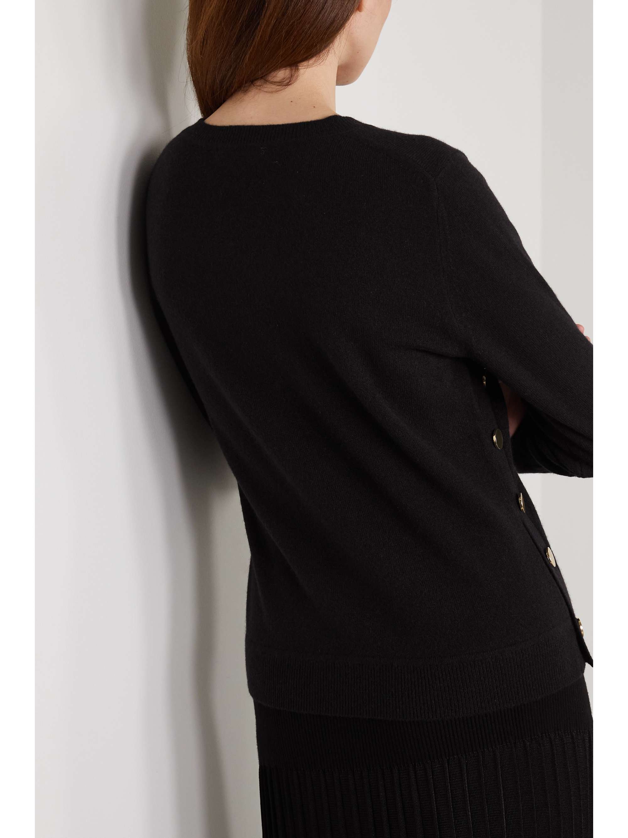 Minamoto button-detailed cashmere sweater view