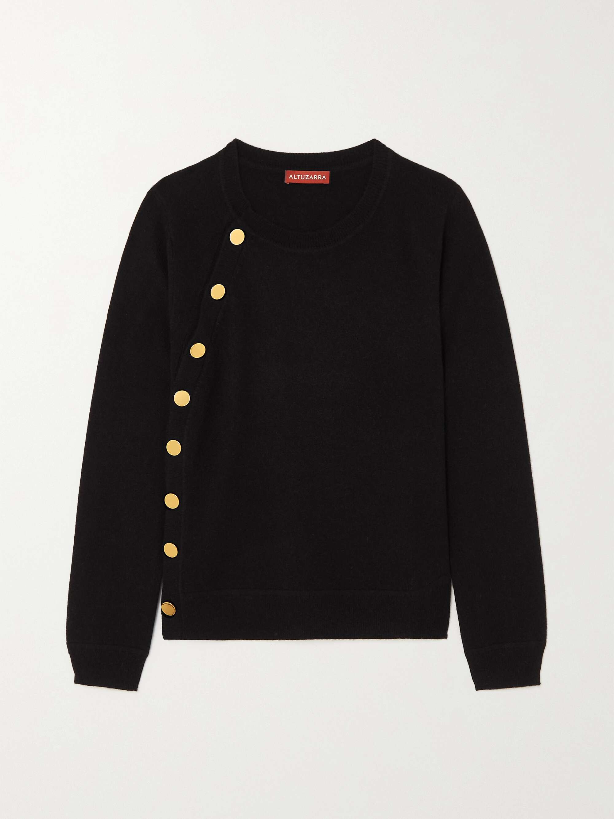 Minamoto button-detailed cashmere sweater view