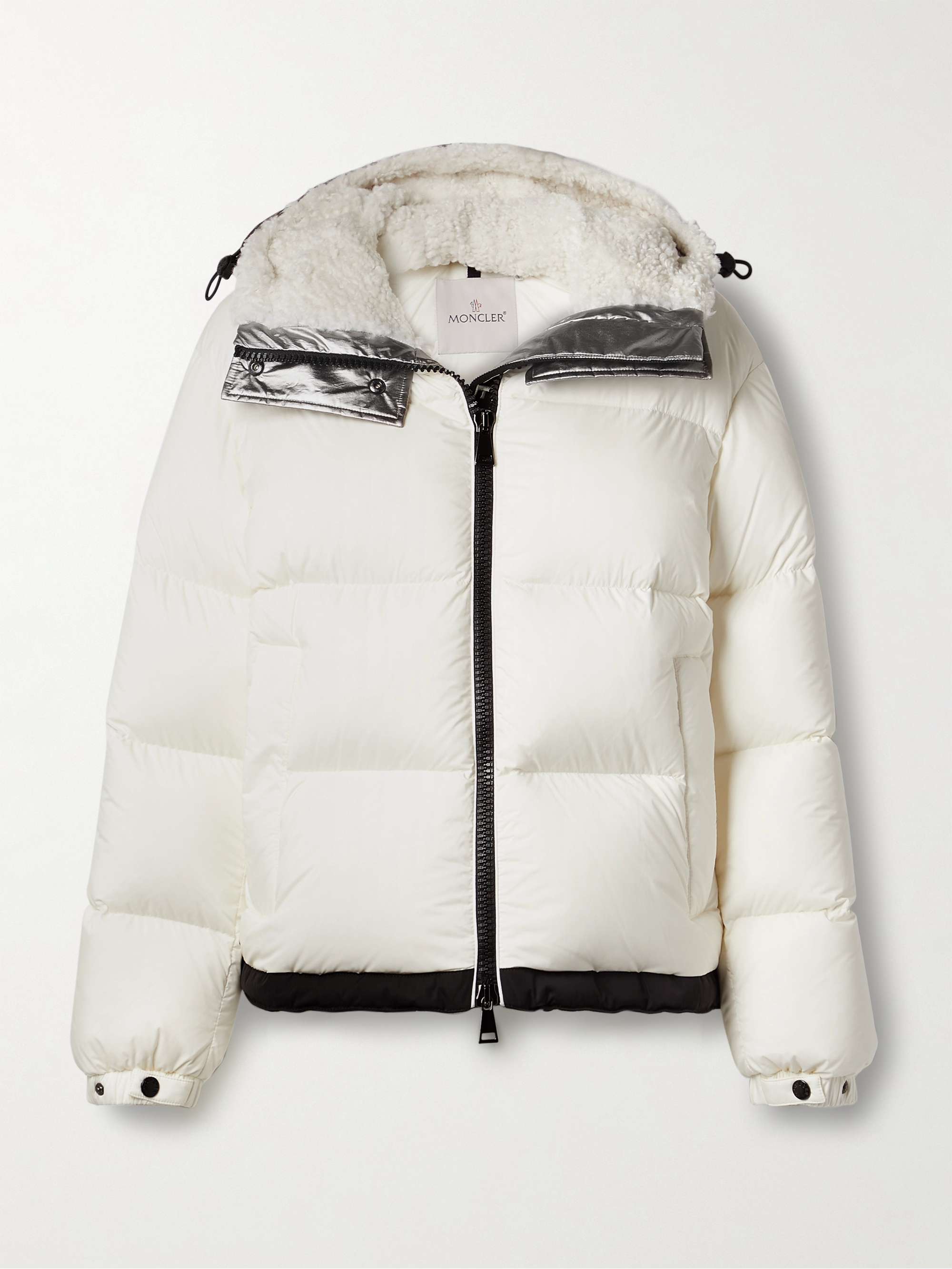 Bufonie hooded quilted shell down jacket view