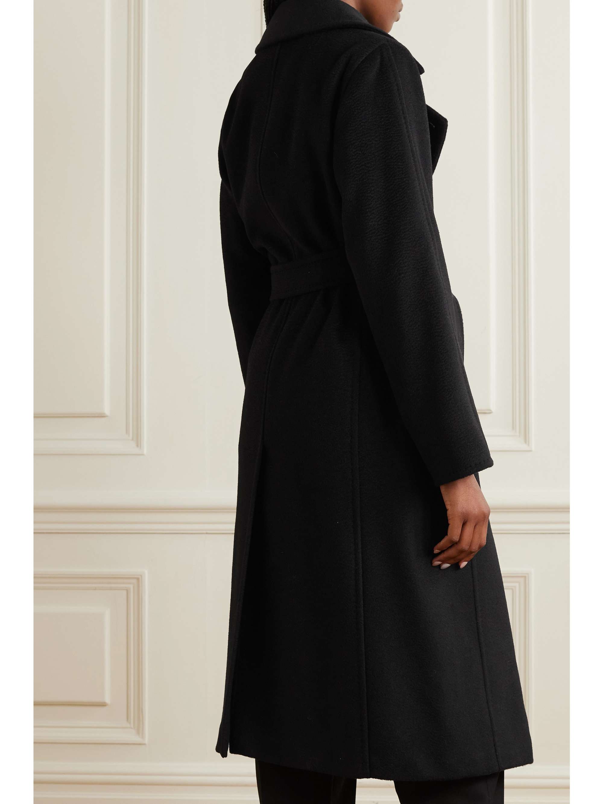 Manuela belted camel hair coat view