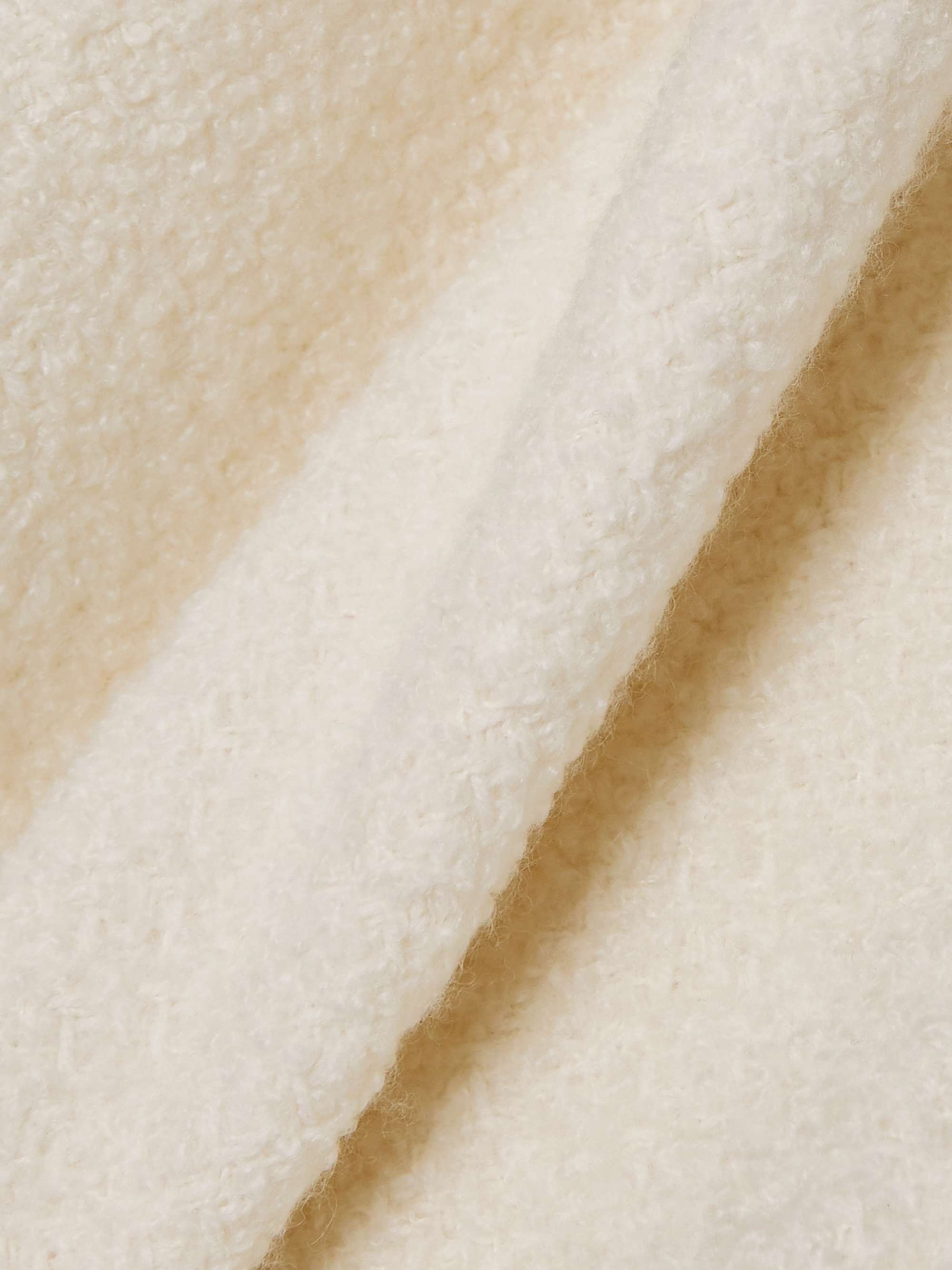Britney cashmere and silk-blend turtleneck poncho view