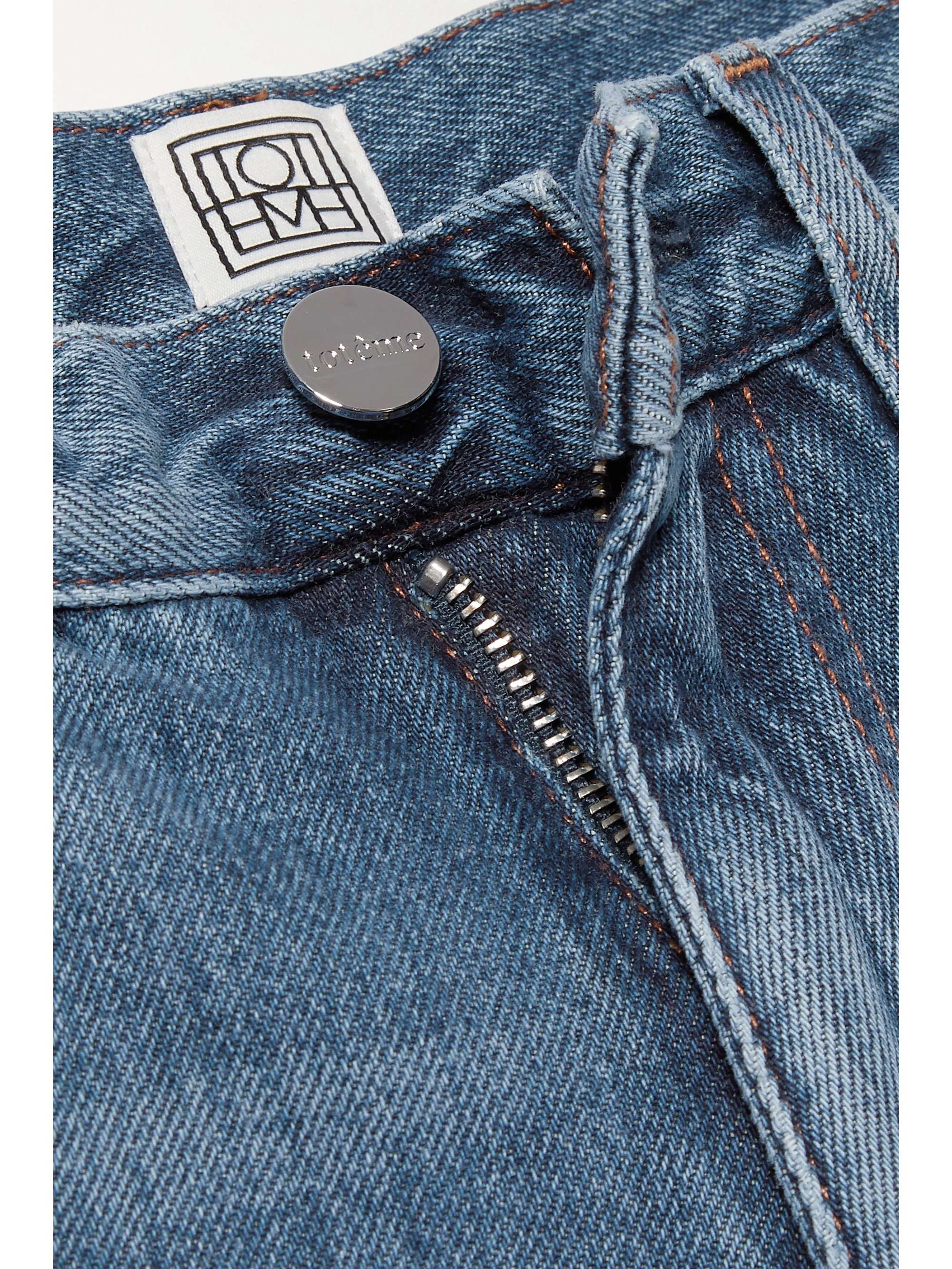 Twisted Seam high-rise straight-leg jeans view