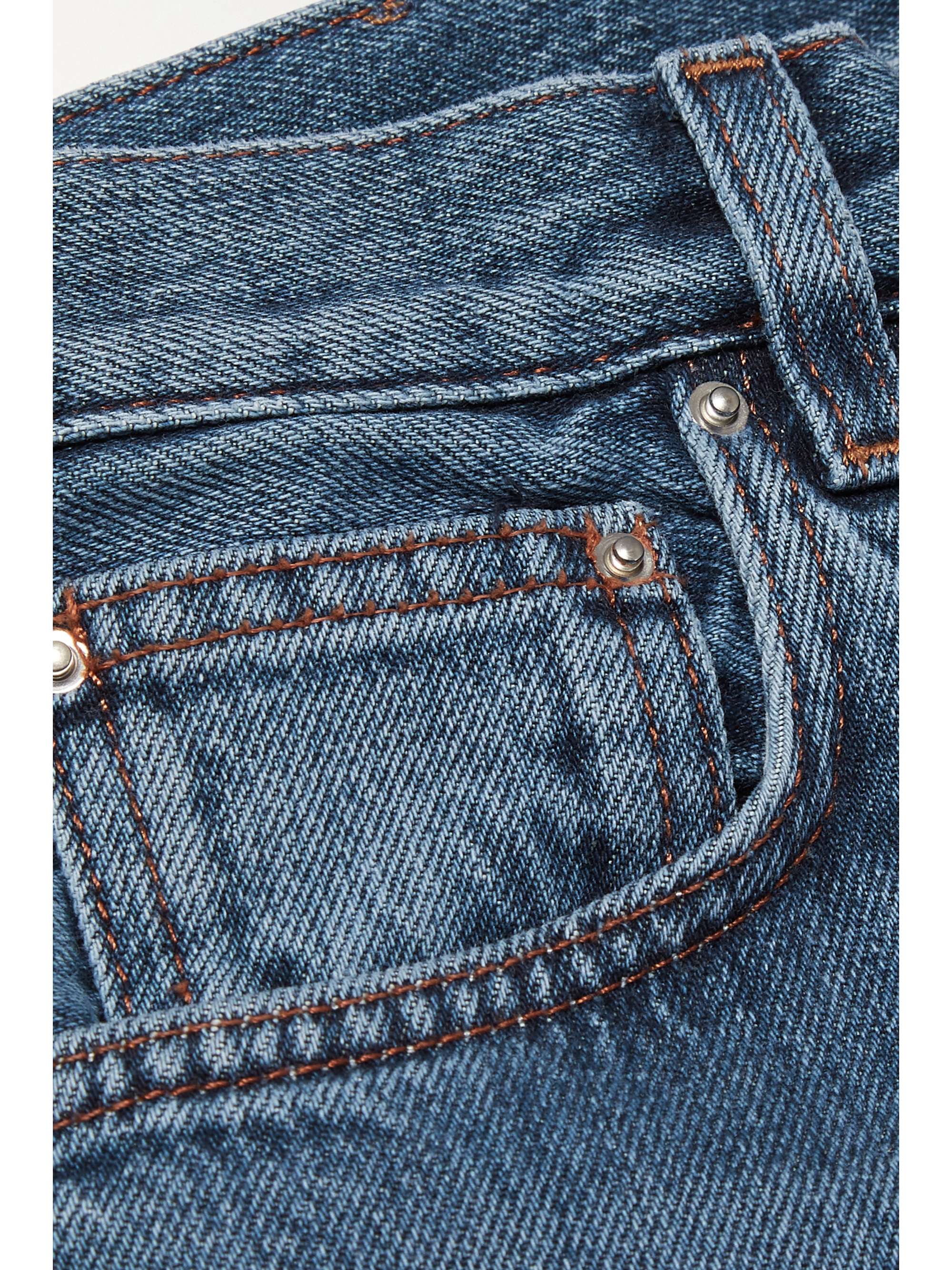 Twisted Seam high-rise straight-leg jeans view