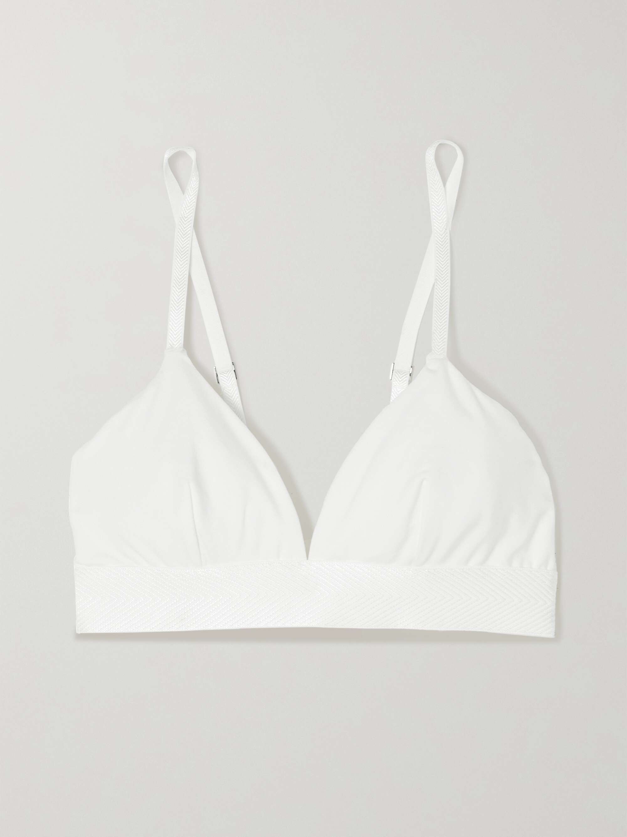 + NET SUSTAIN stretch-TENCEL Lyocell soft-cup triangle bra view