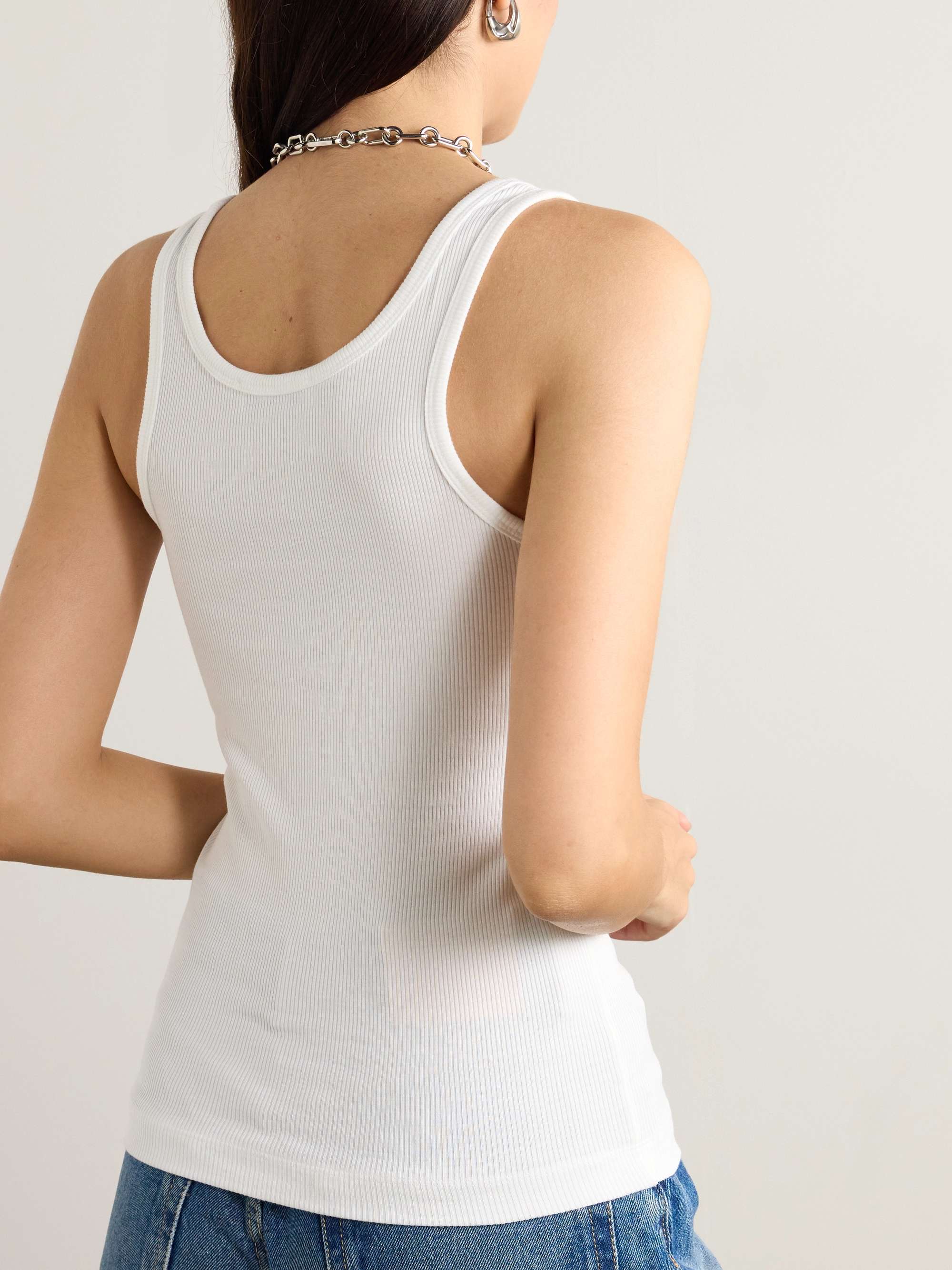+ NET SUSTAIN ribbed TENCEL Lyocell-blend tank view