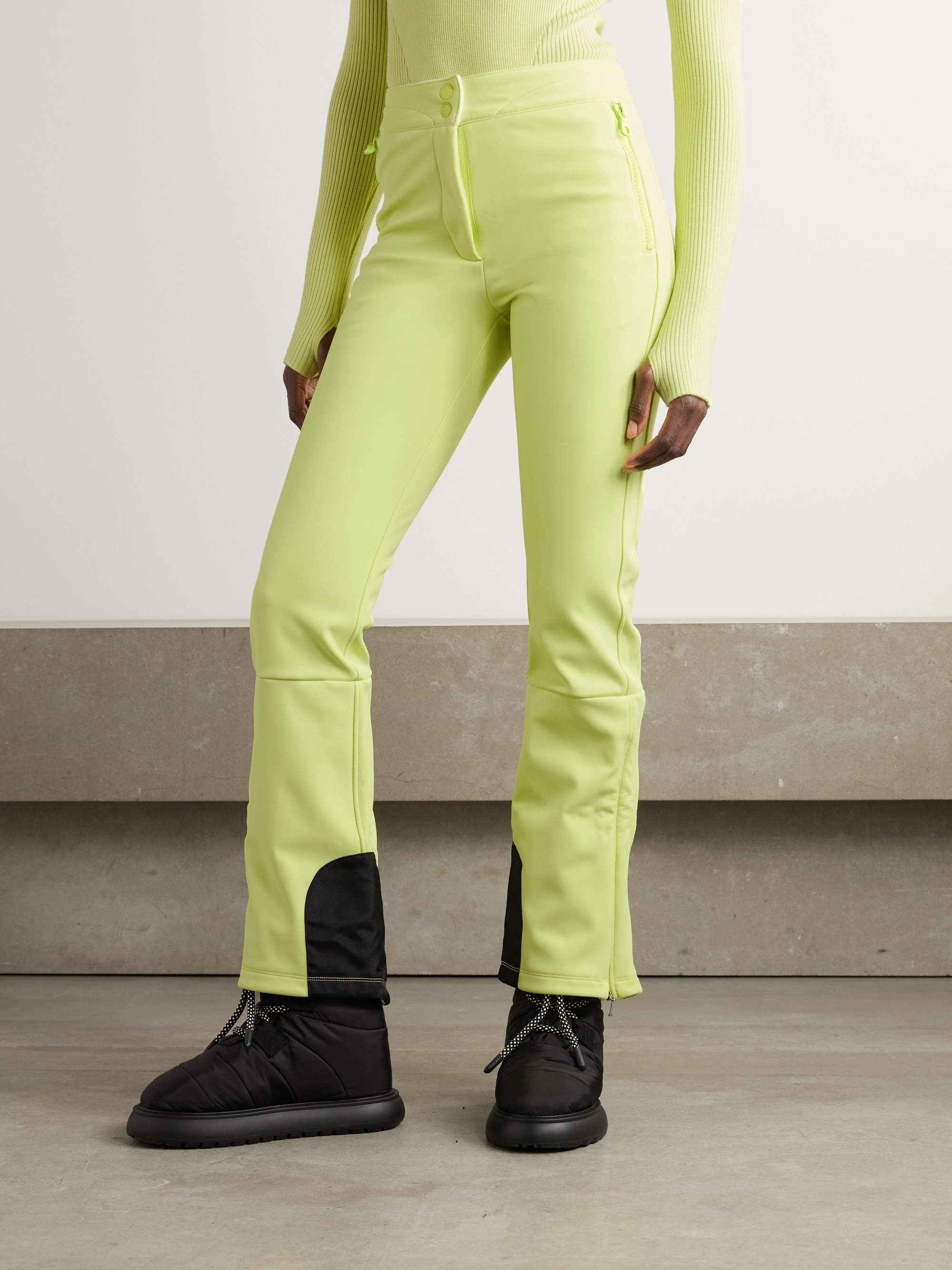Bormio stretch tech-jersey ski pants view