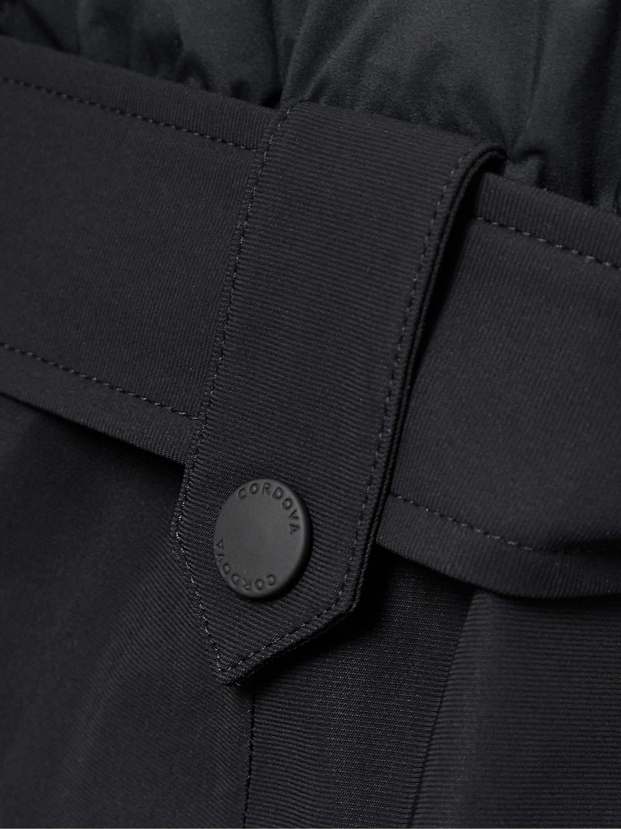 Sommet hooded belted padded ski suit view
