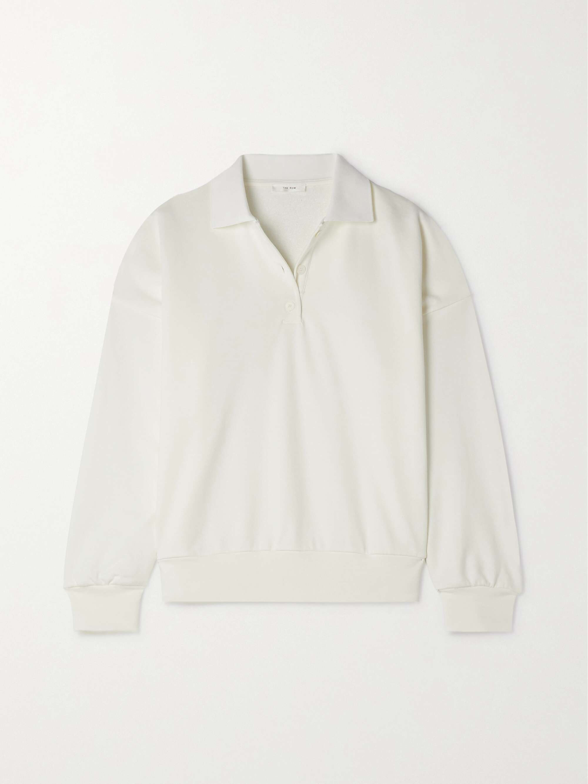 Essentials Corzas cotton-terry polo top view