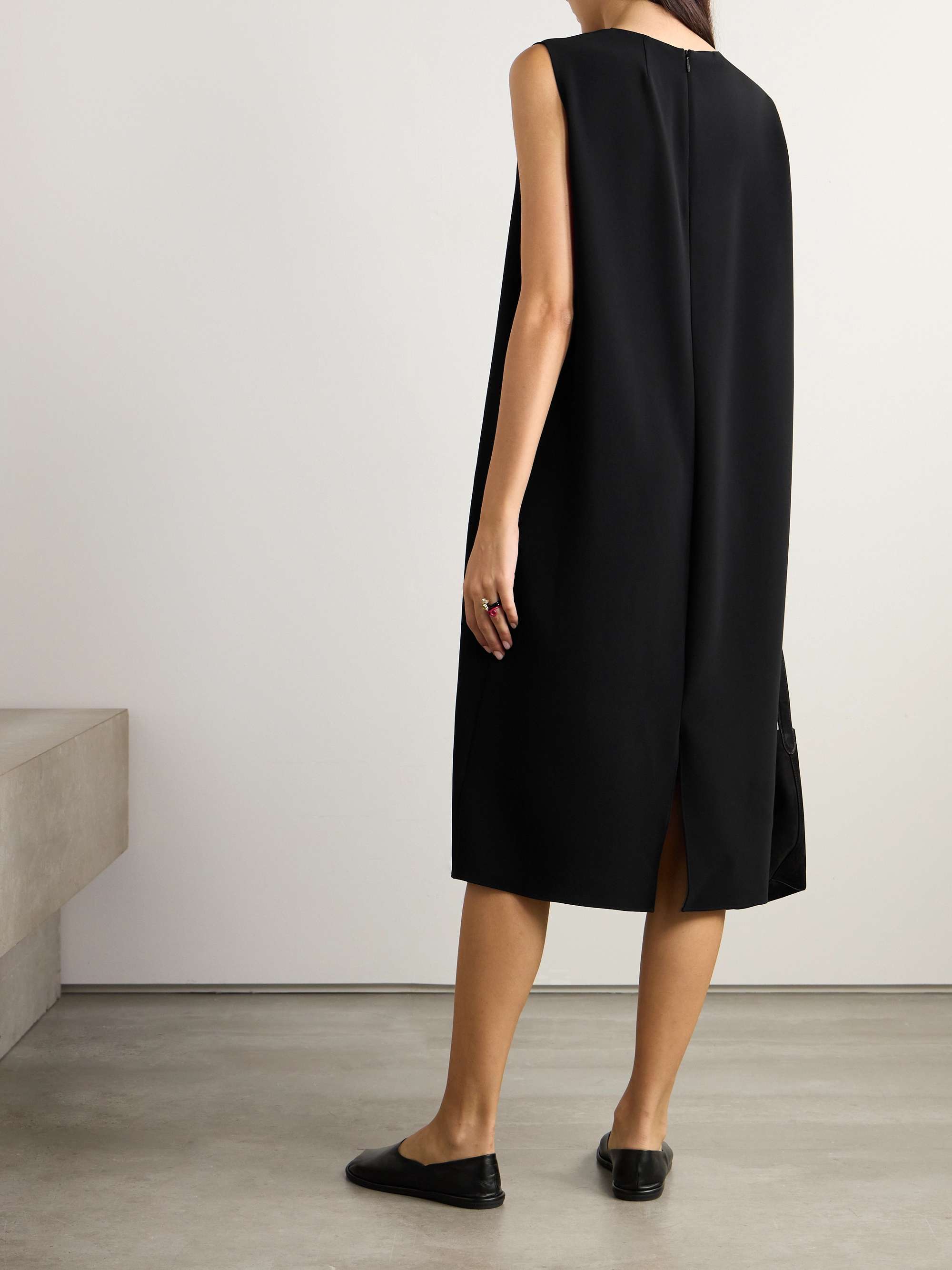 Essentials Mirna crepe midi dress view