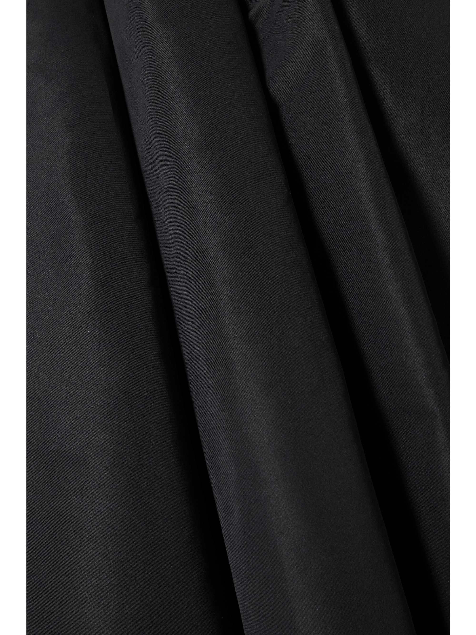 Pleated faille midi skirt view