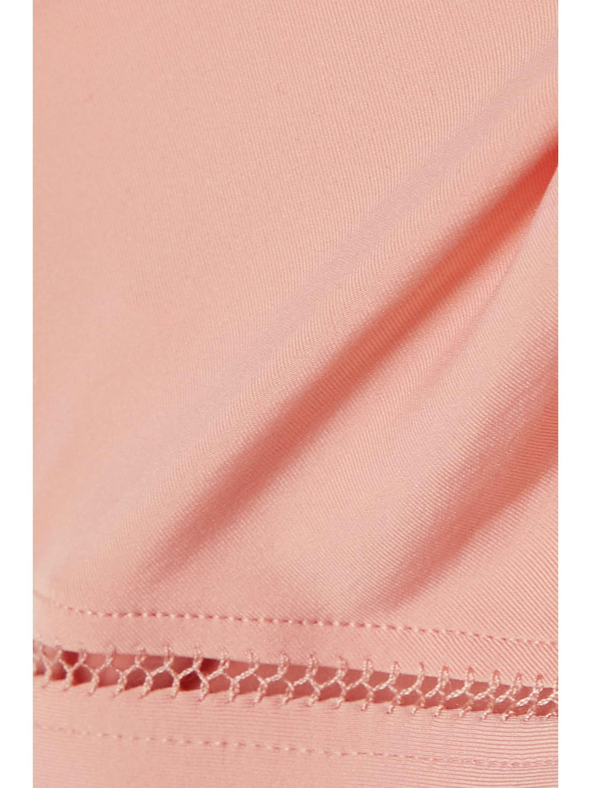 Lydia Soyeuse picot-trimmed stretch-jersey soft-cup triangle bra view