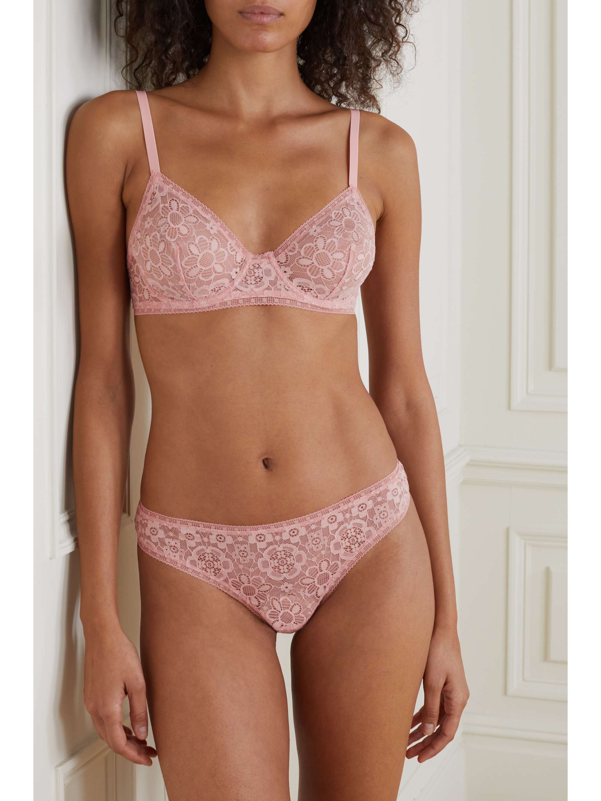 Frivole stretch-lace thong view