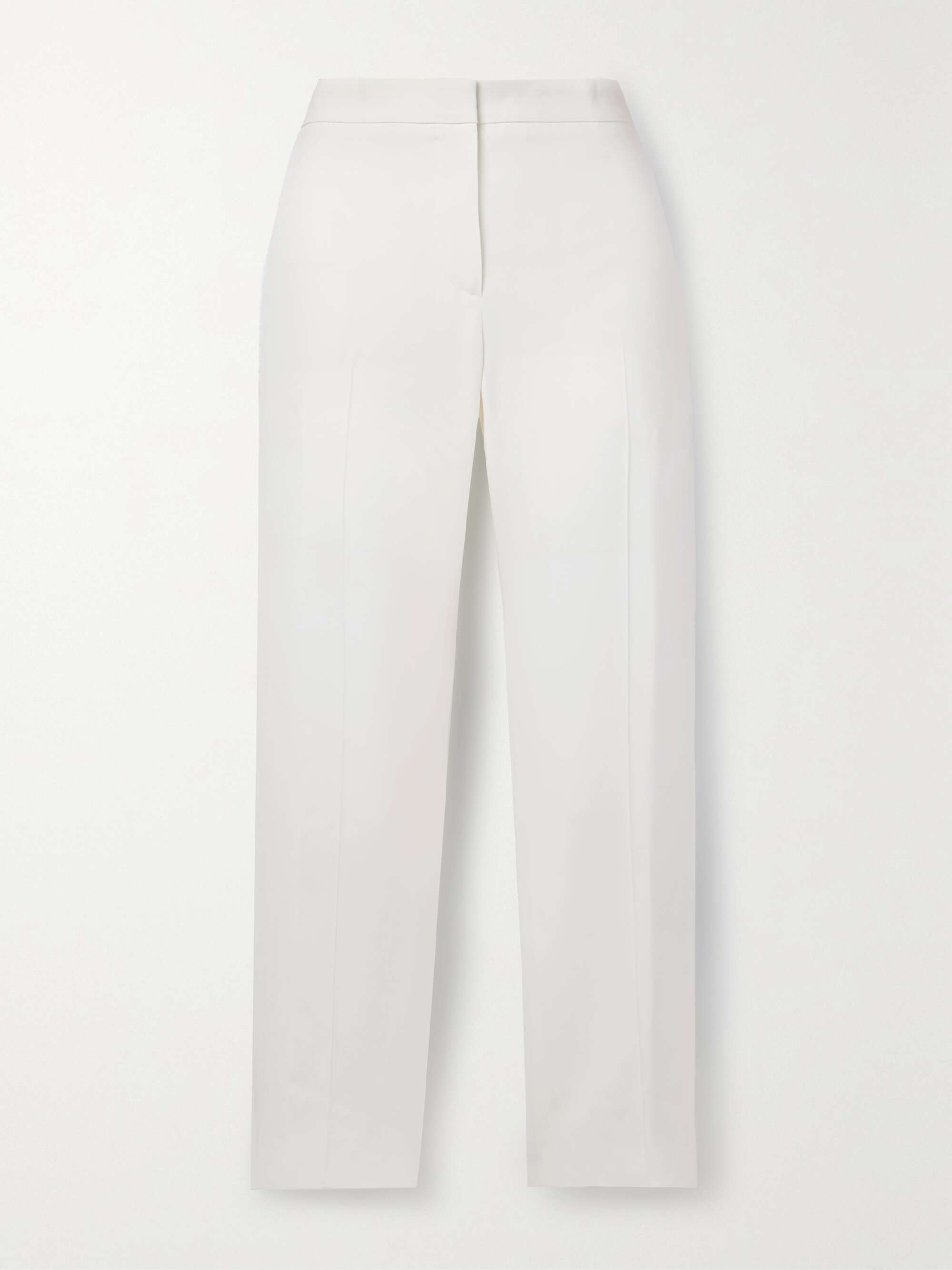 Crepe straight-leg pants view