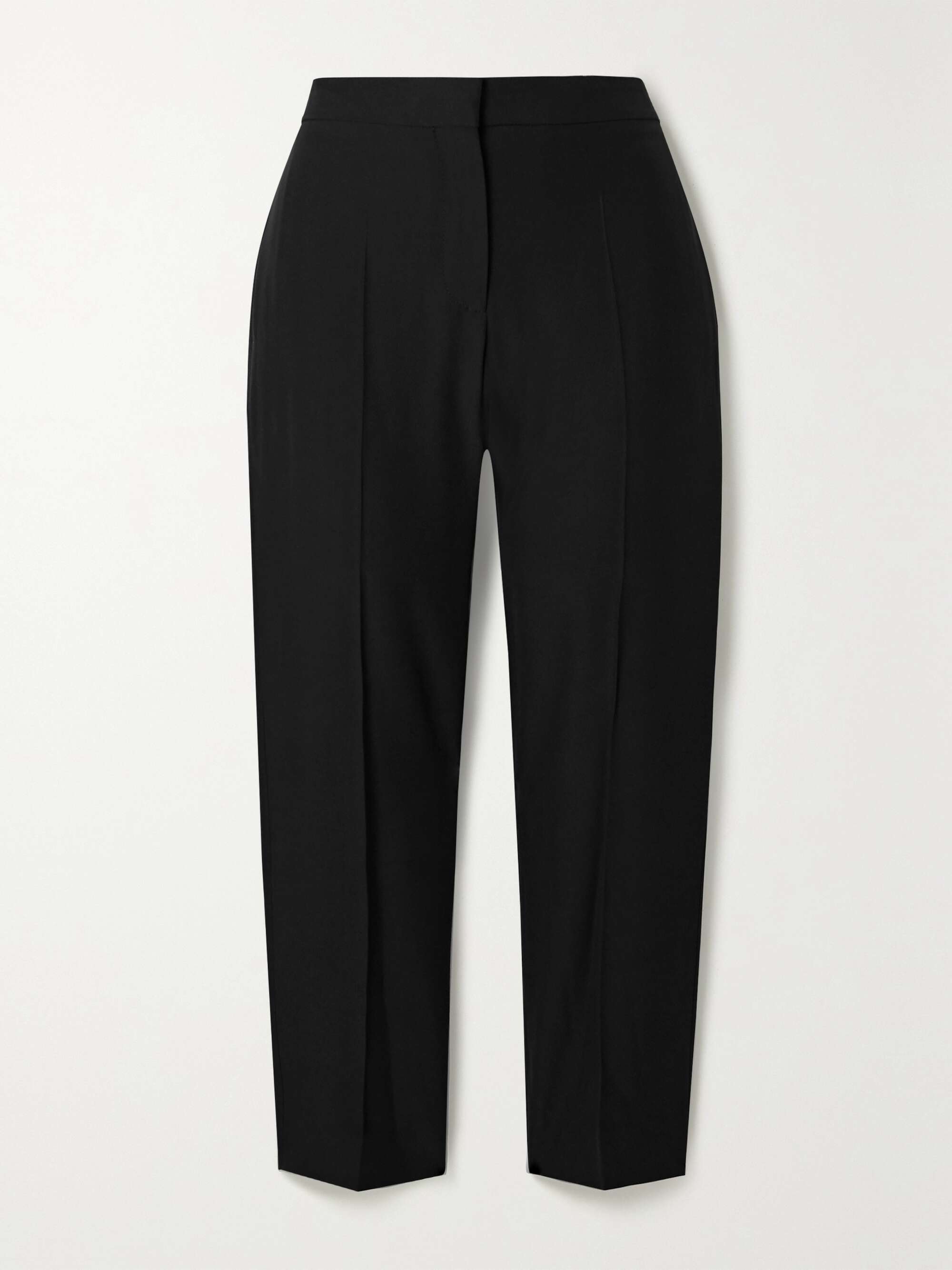 Cropped woven straight-leg pants view