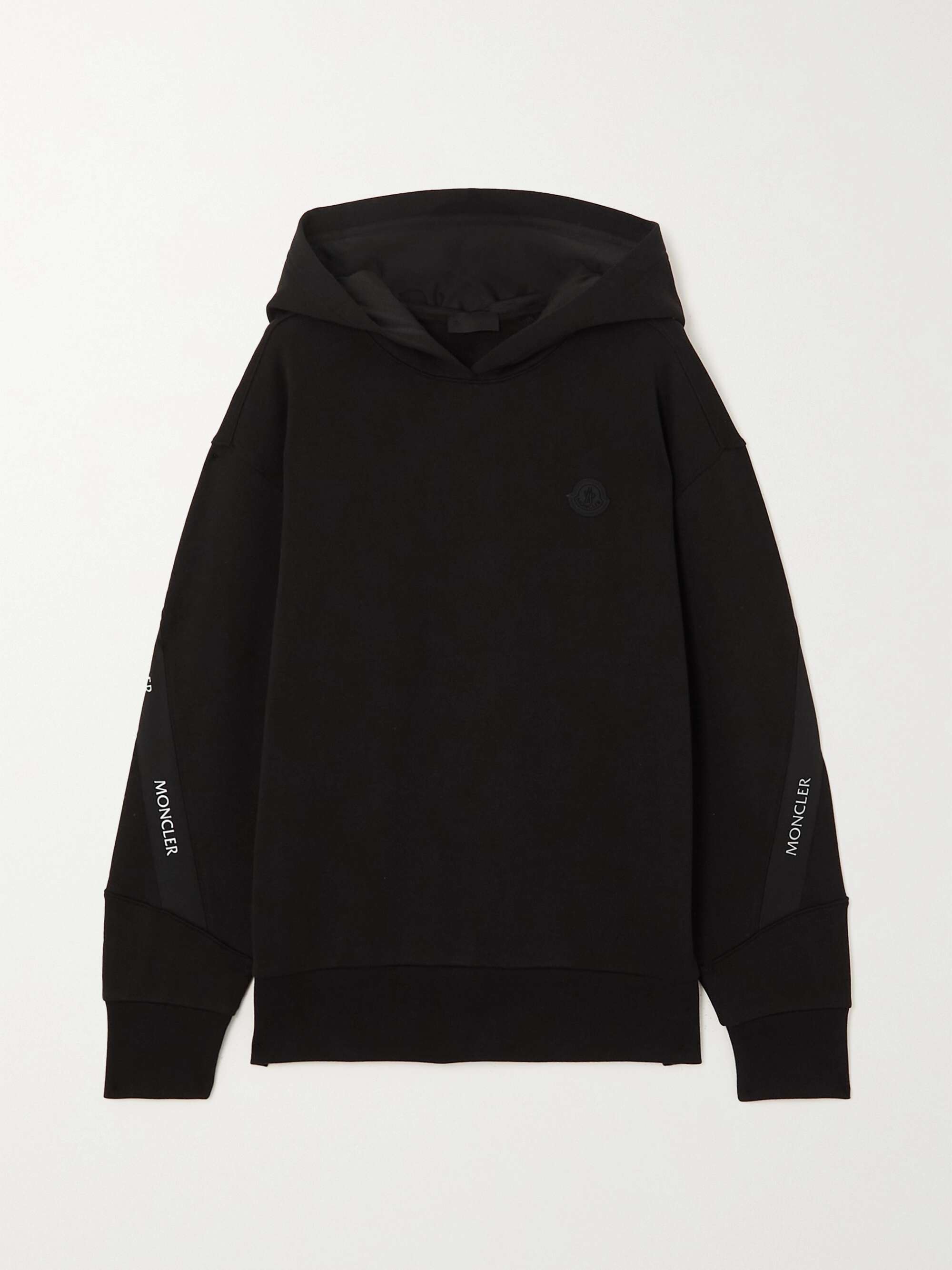 Printed cotton hoodie view