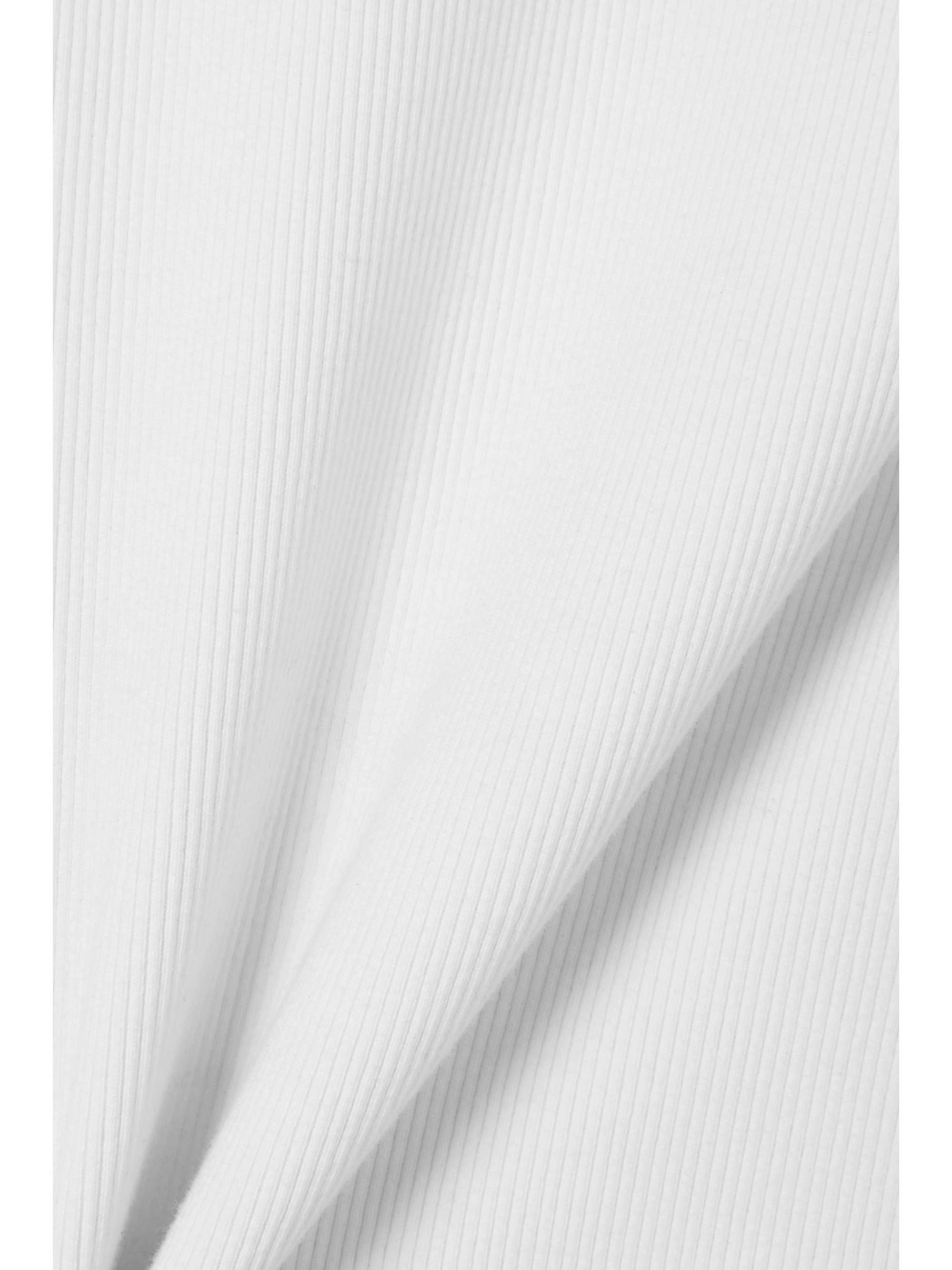 Ribbed stretch-cotton jersey tank view