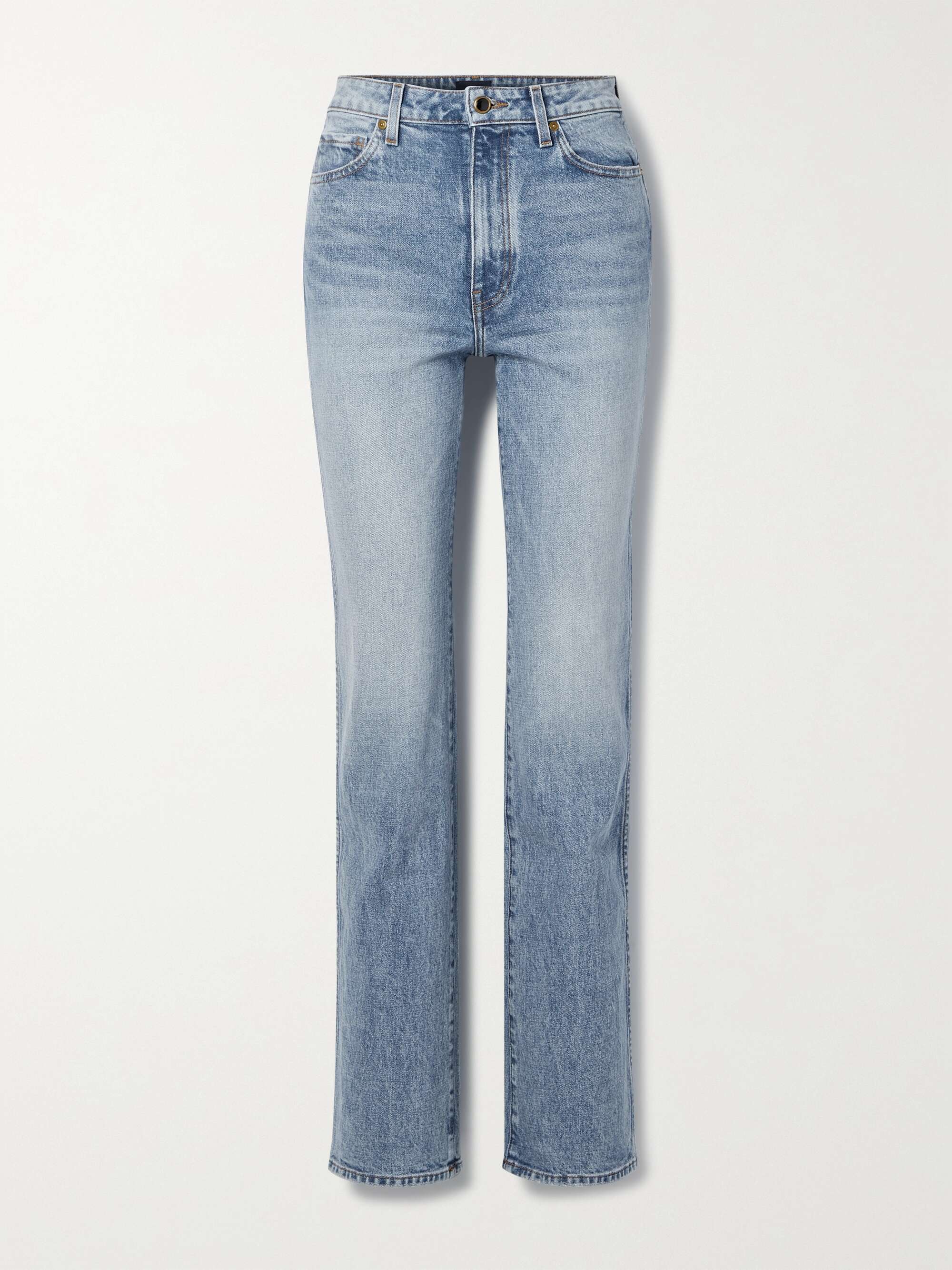 Danielle Stretch high-rise straight-leg jeans view