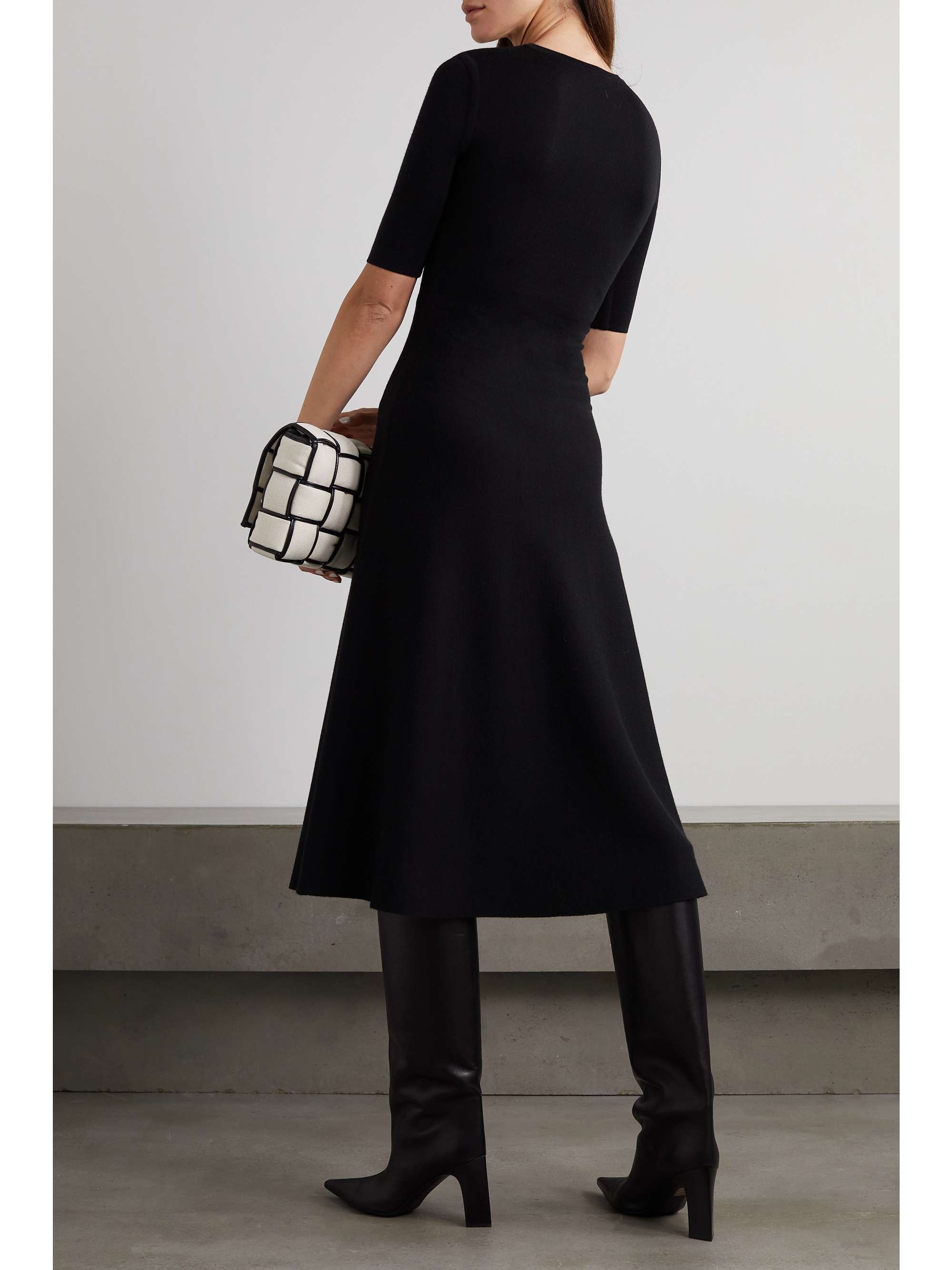 Seymore wool, cashmere and silk-blend midi dress view