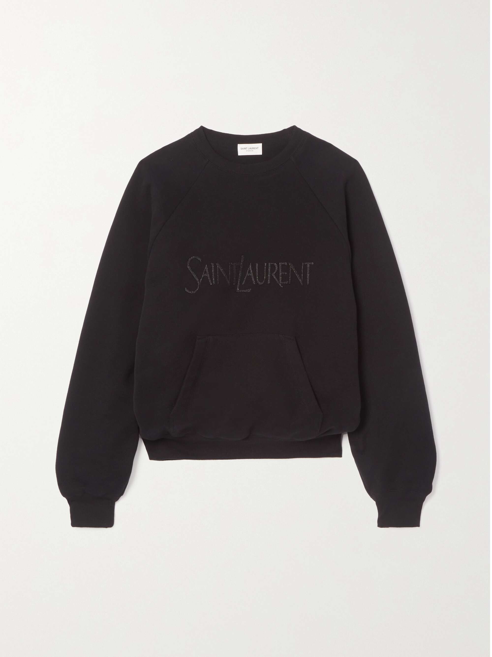 Embroidered cotton-jersey sweatshirt view