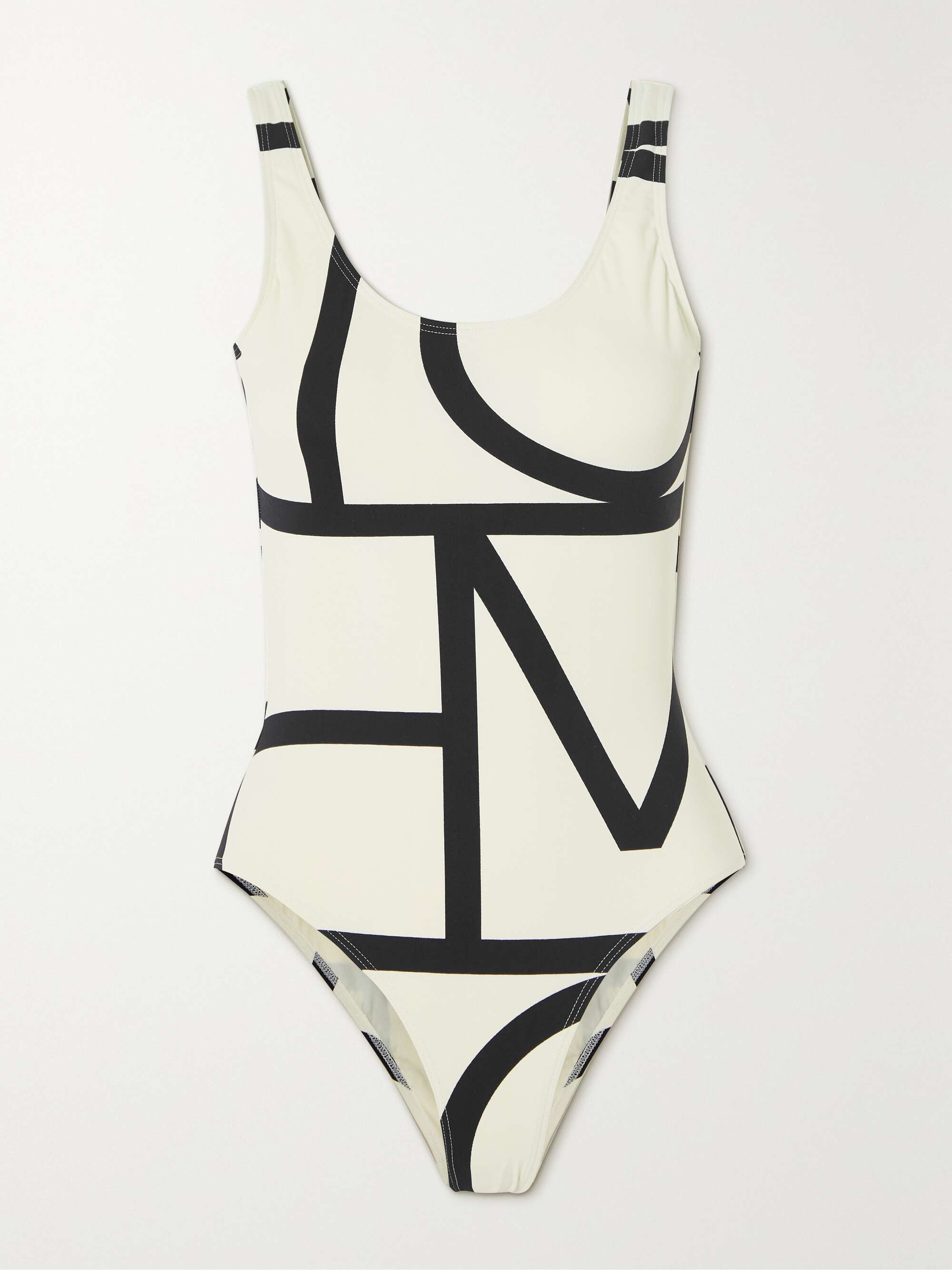 Printed recycled swimsuit view