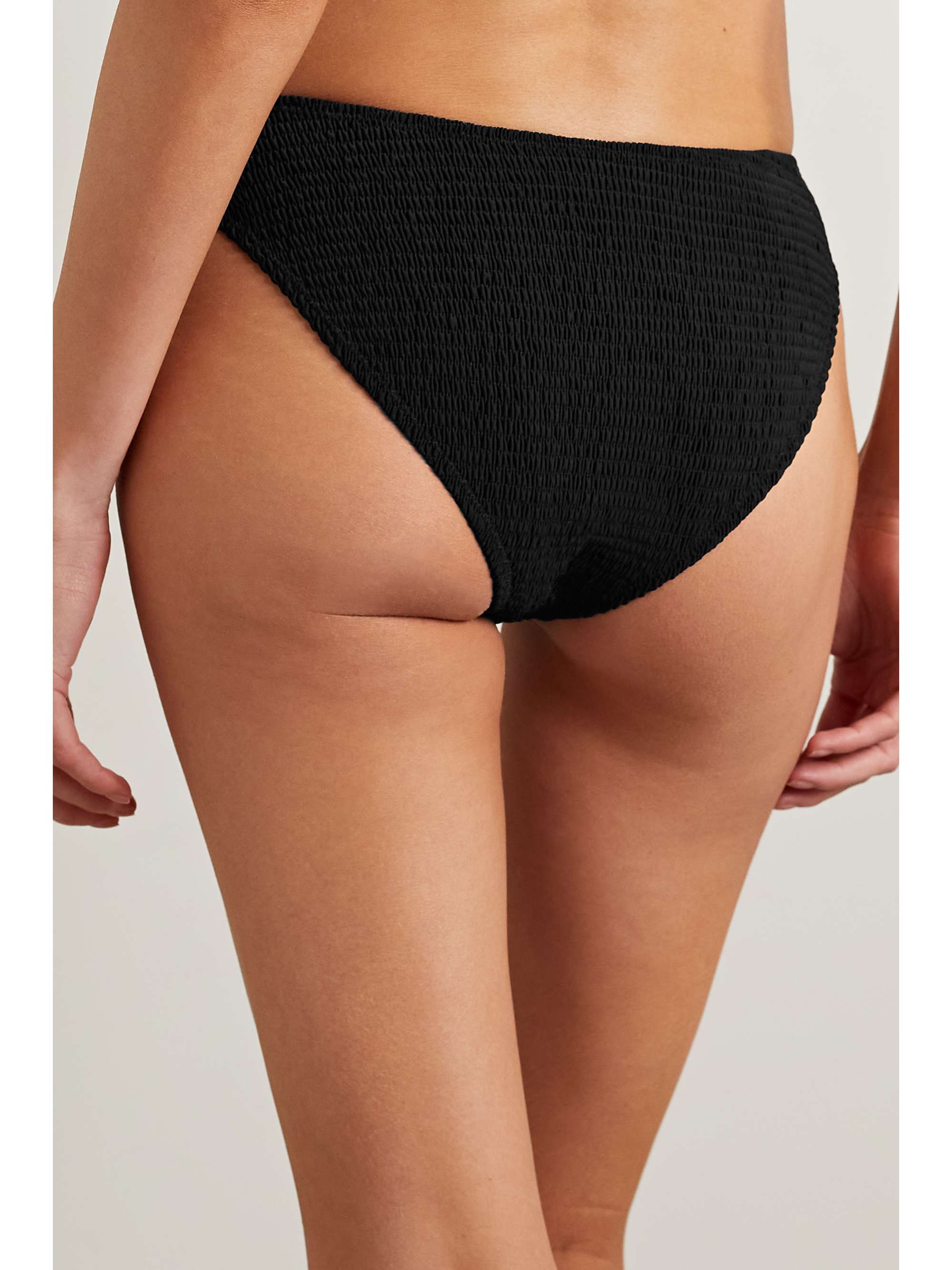 + NET SUSTAIN smocked recycled bikini briefs view