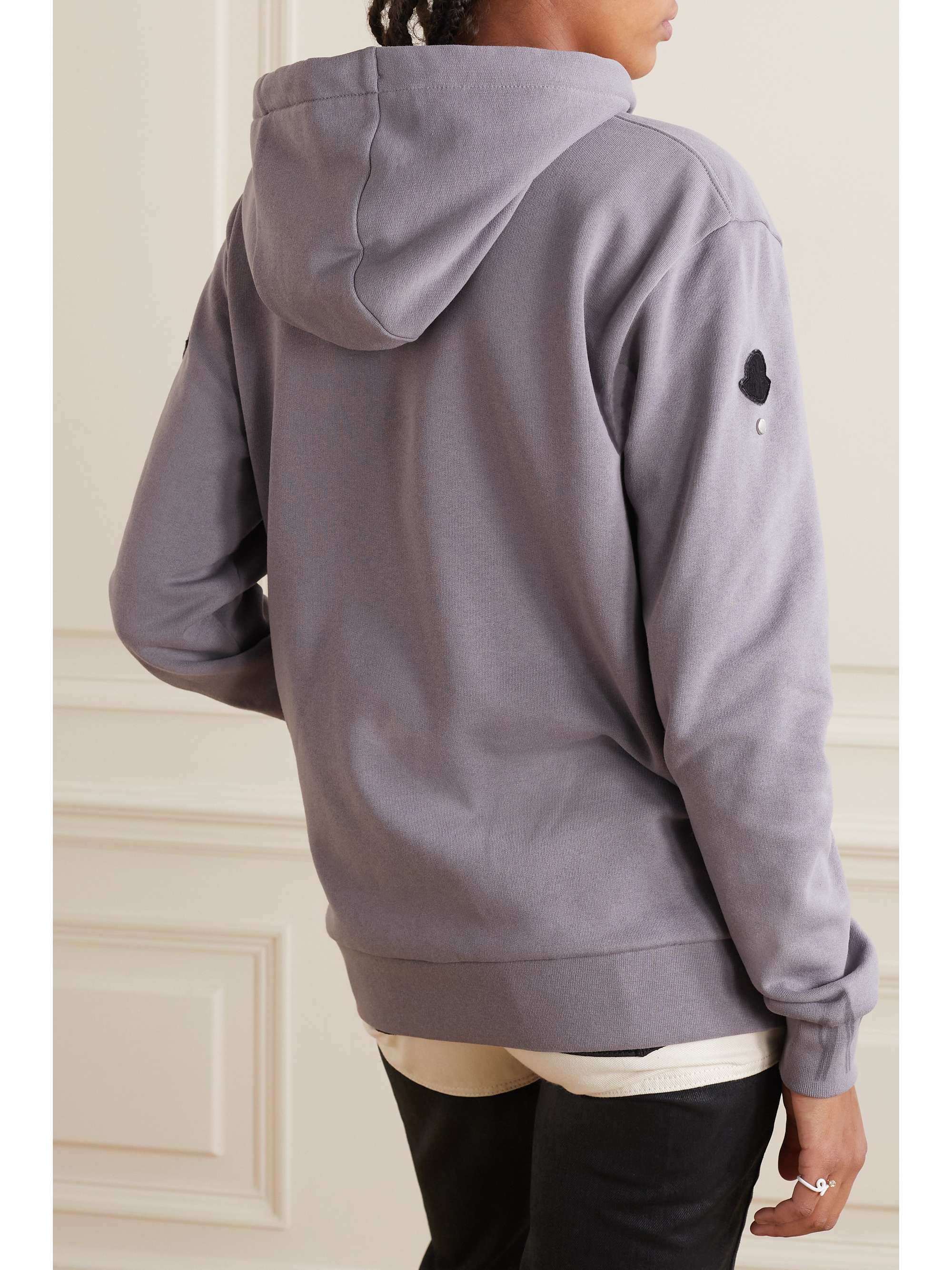+ 1017 ALYX 9SM printed cotton-blend jersey hoodie view