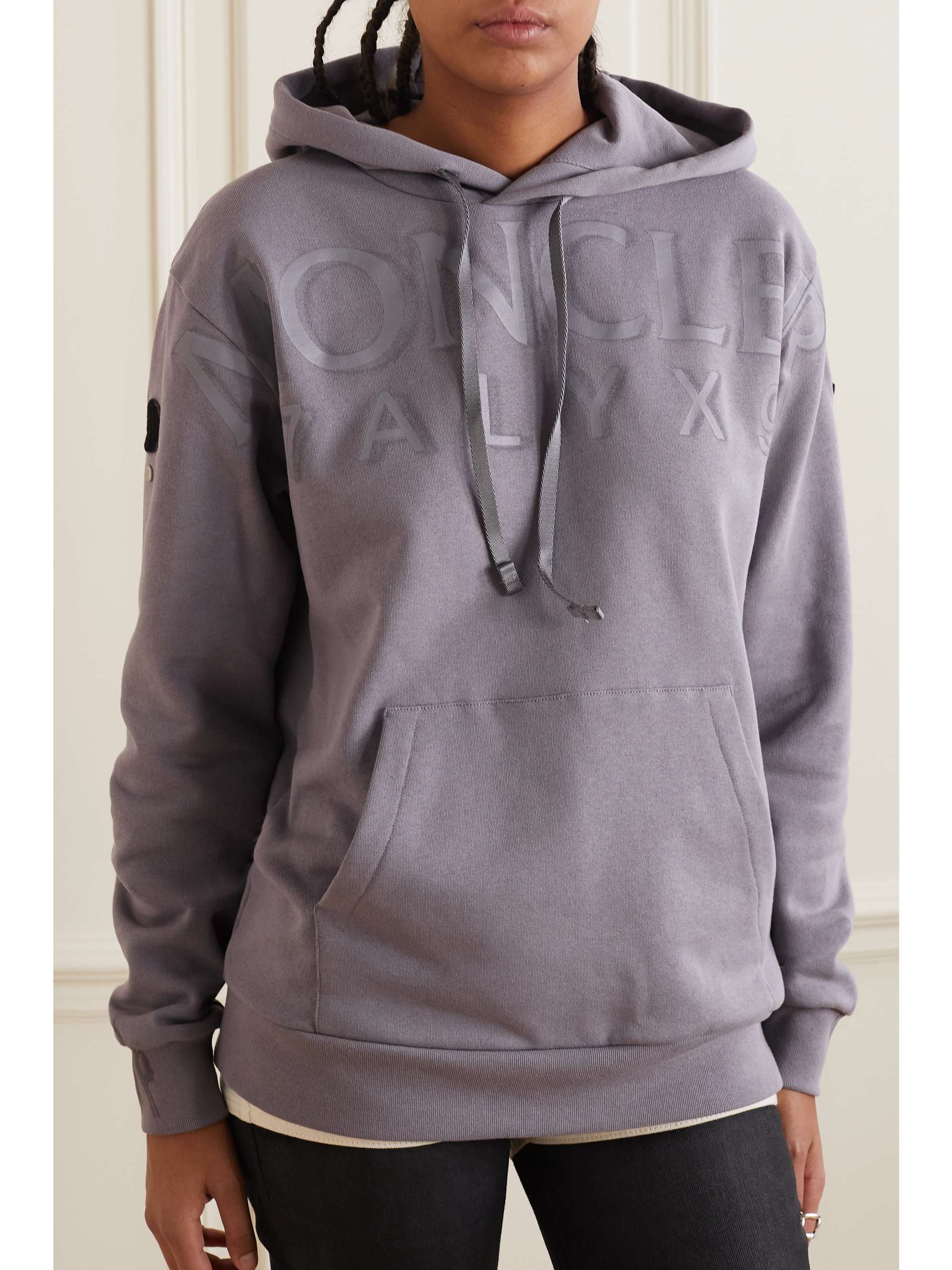 + 1017 ALYX 9SM printed cotton-blend jersey hoodie view