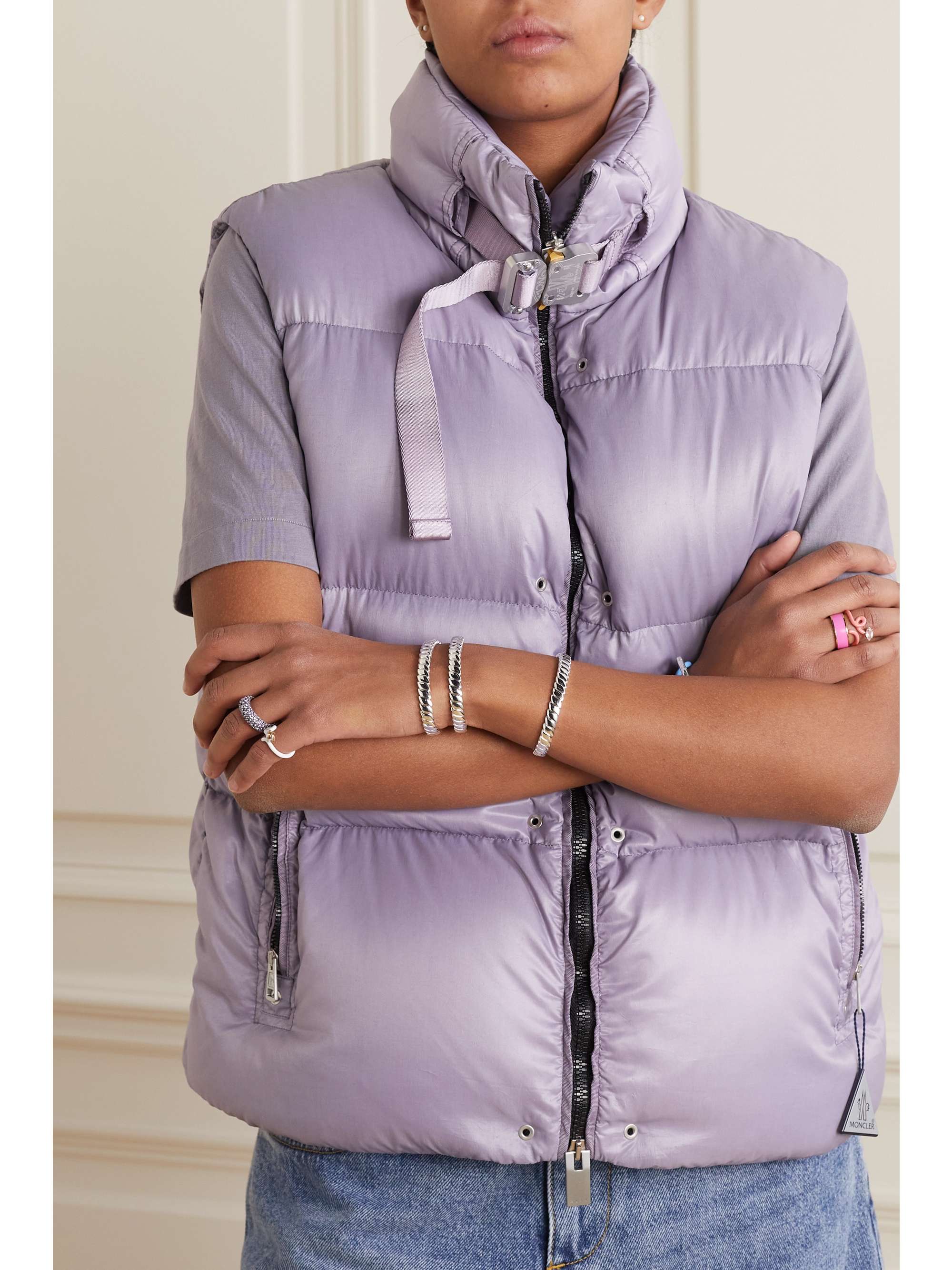 + 1017 ALYX 9SM Islote quilted shell down vest view