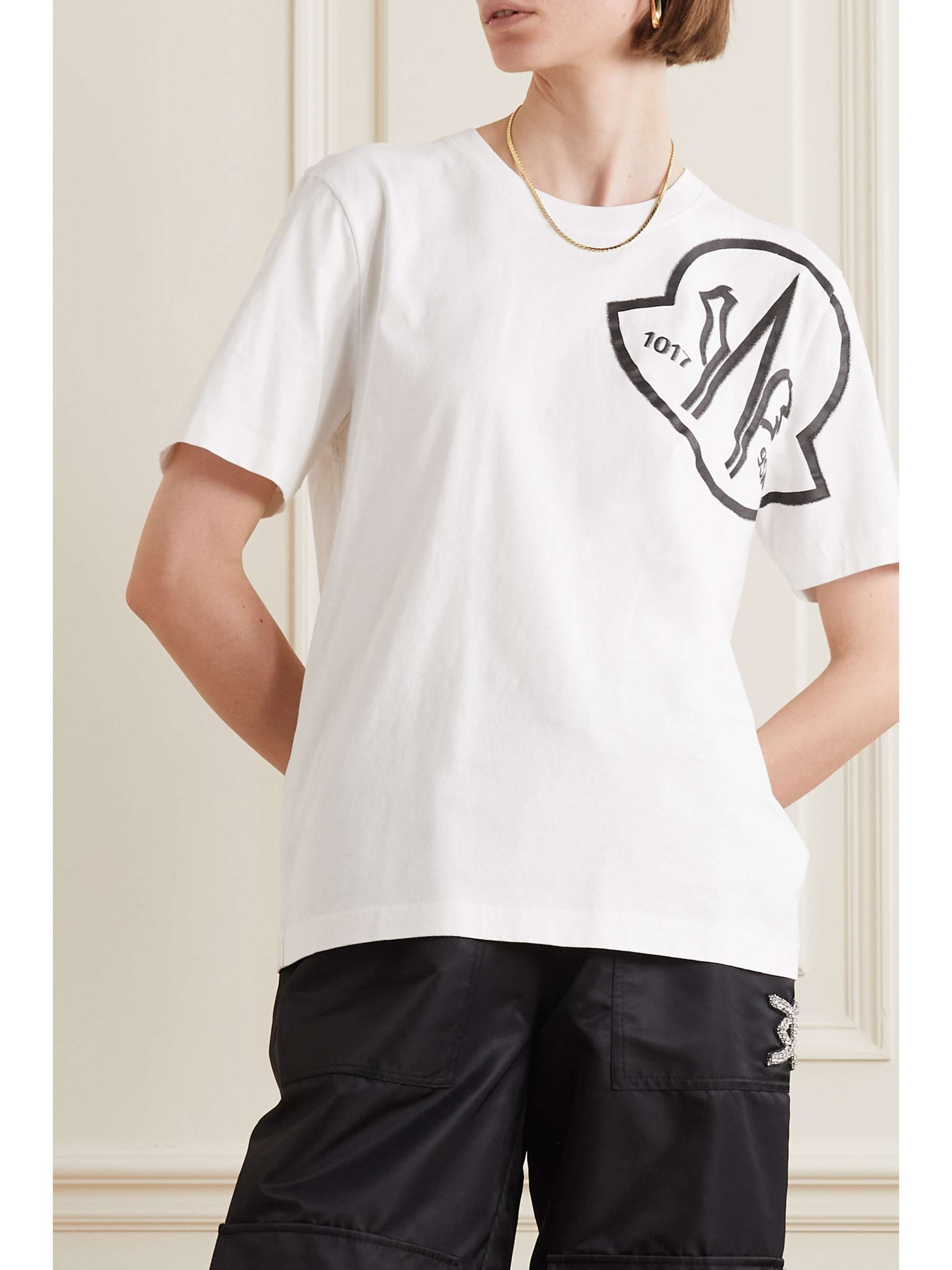 + 1017 ALYX 9SM printed cotton-jersey T-shirt view