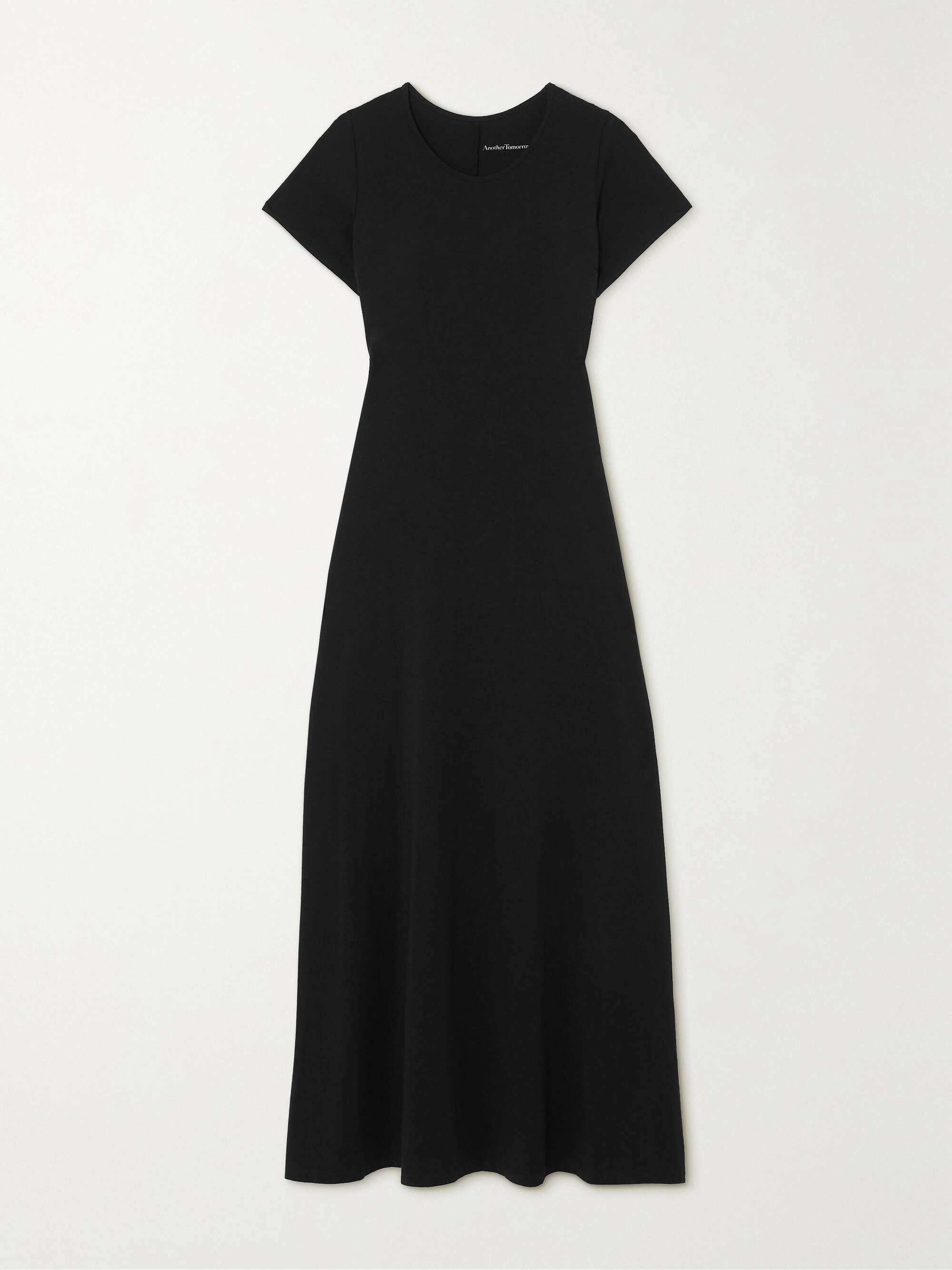 + NET SUSTAIN Fitted Tee organic cotton and TENCEL Lyocell-blend jersey midi dress view