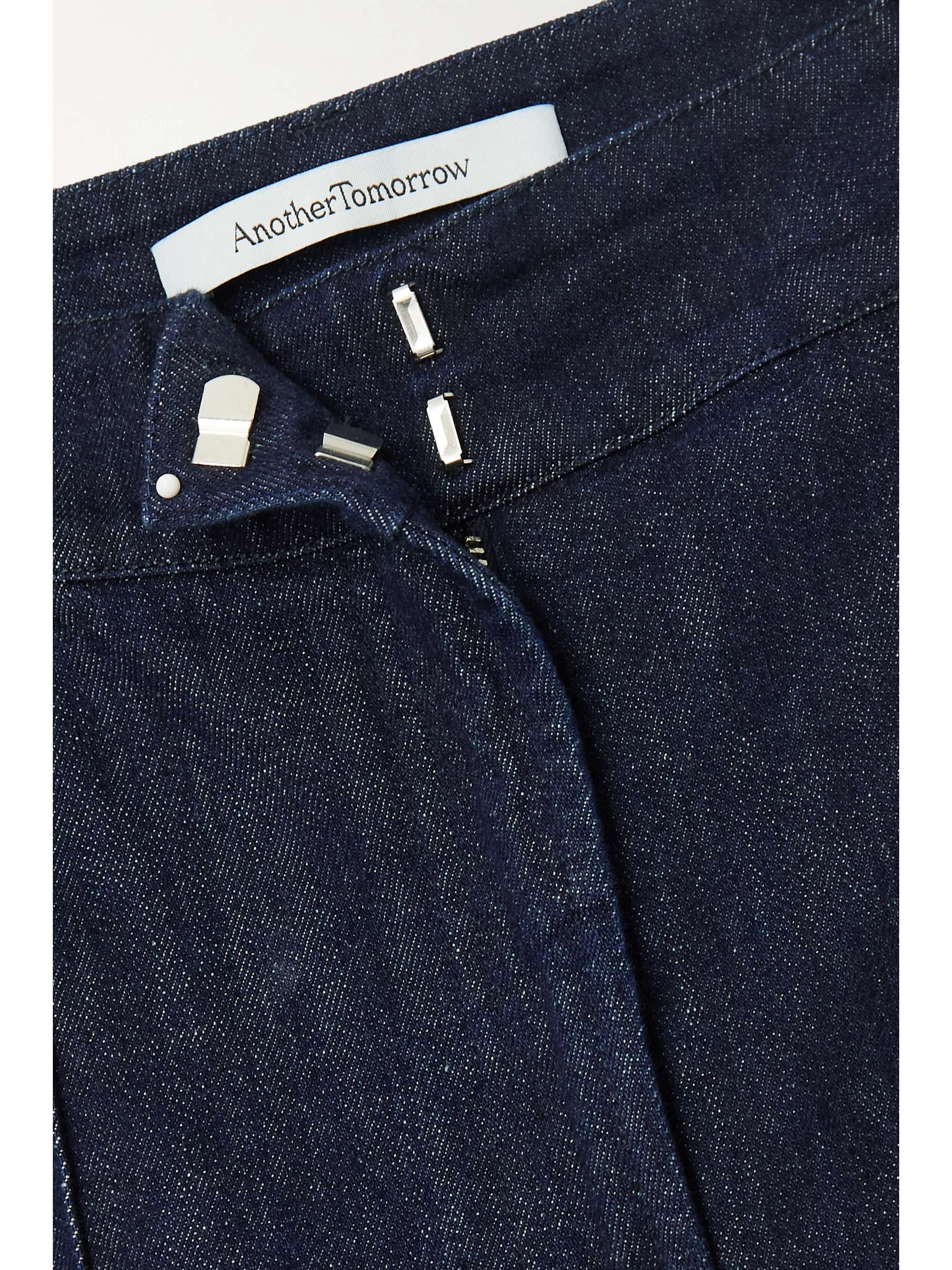 + NET SUSTAIN high-rise straight-leg stretch organic jeans view