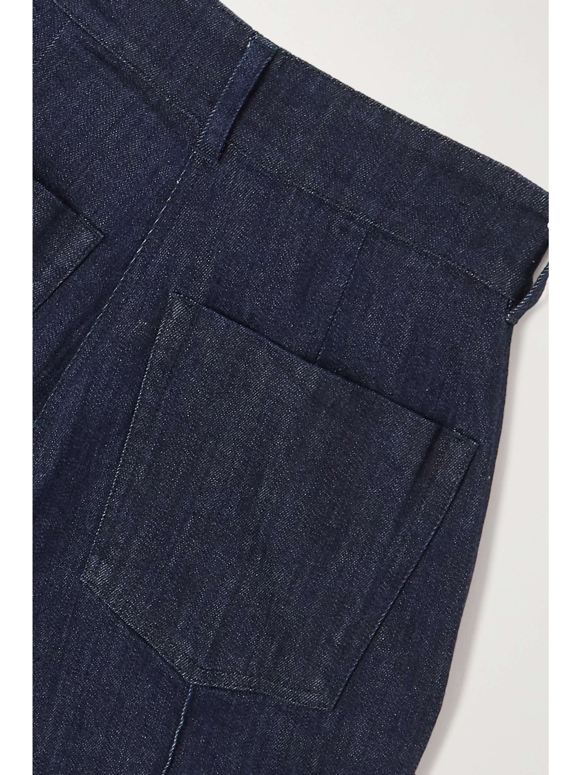 + NET SUSTAIN high-rise straight-leg stretch organic jeans view
