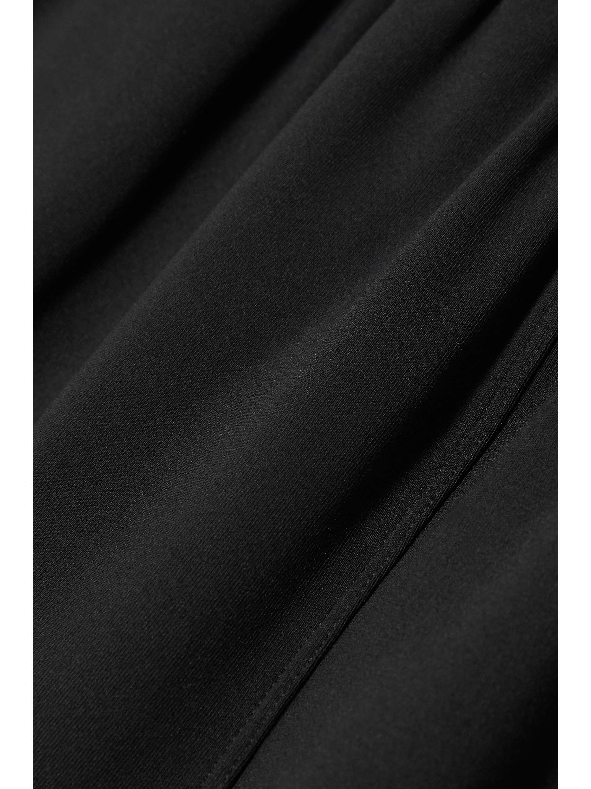 Cropped high-rise stretch track pants view