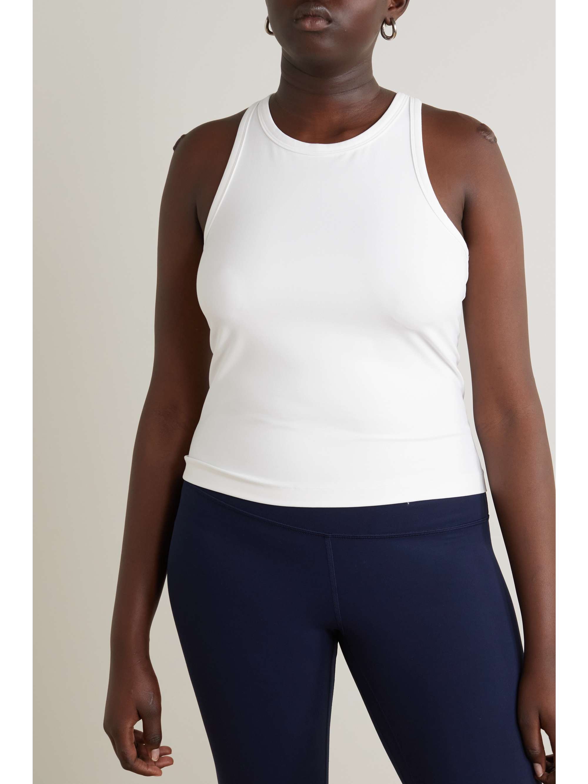 Align™ Waist-Length Racerback Nulu™ tank view